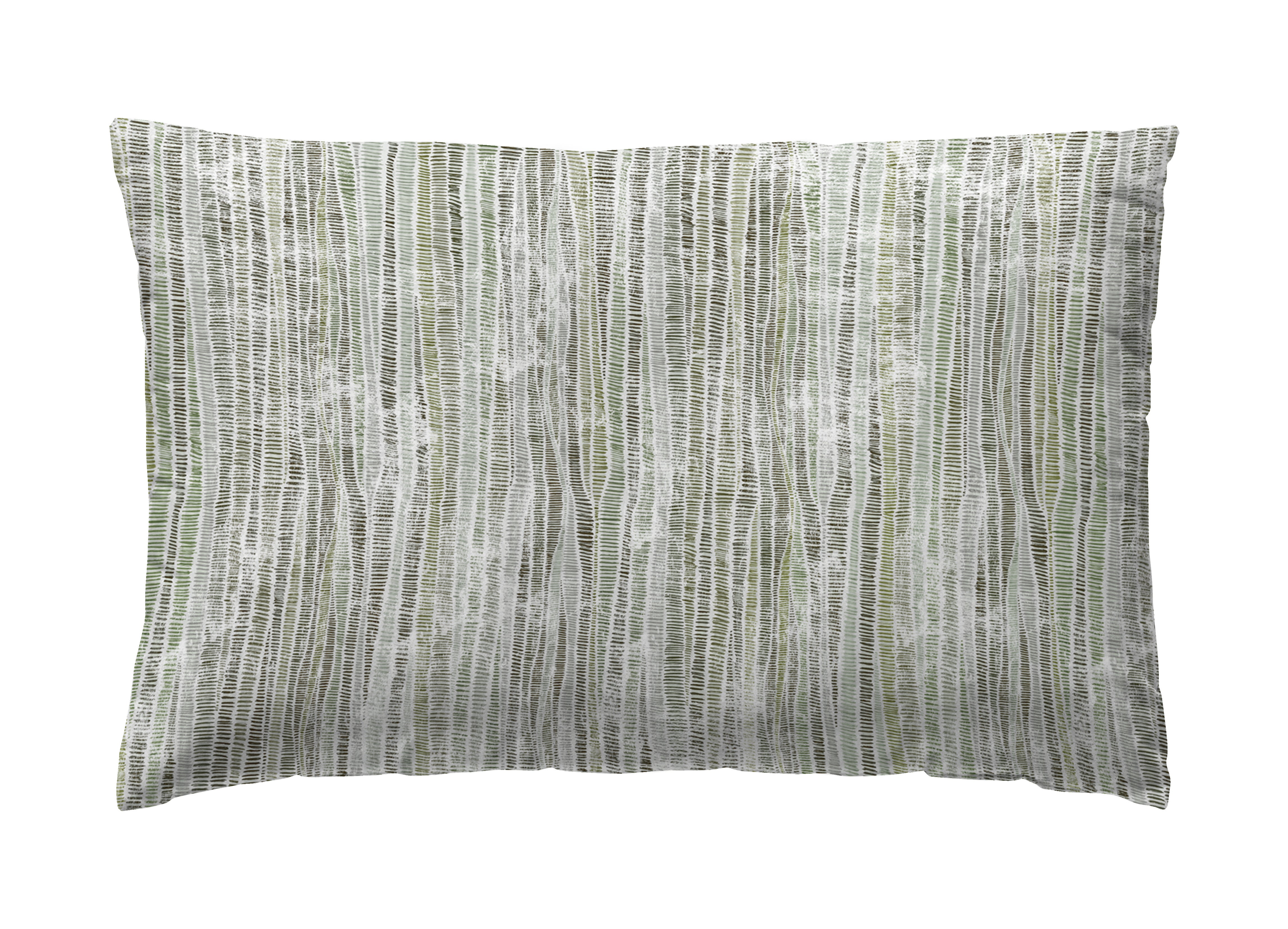 Cojín decorativo rectangular ozuna algodón verde inspire 30x50cm