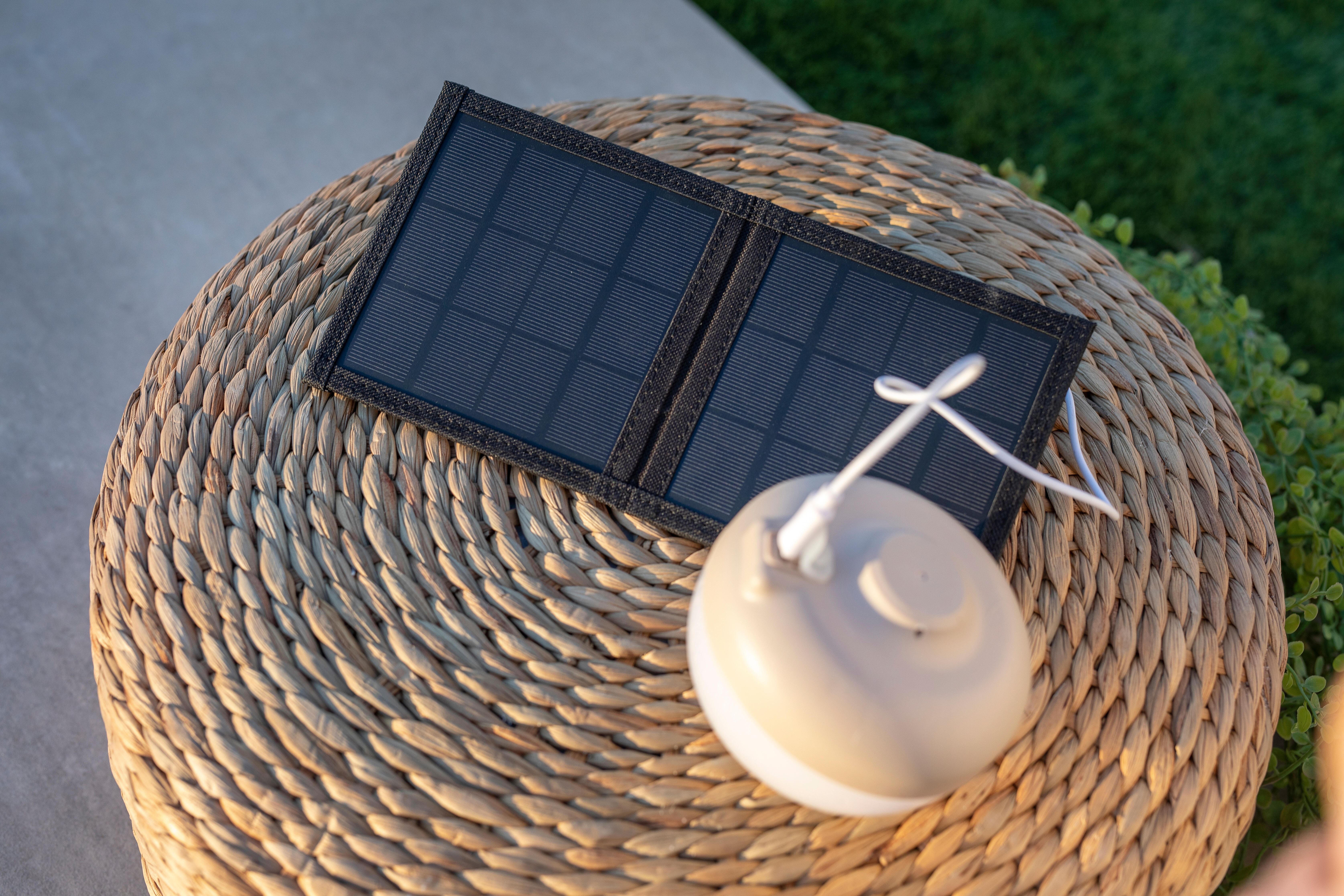 Candeeiro decorativo exterior BULLY DESPLAZ CHERRY SOLAR BEGE - 5