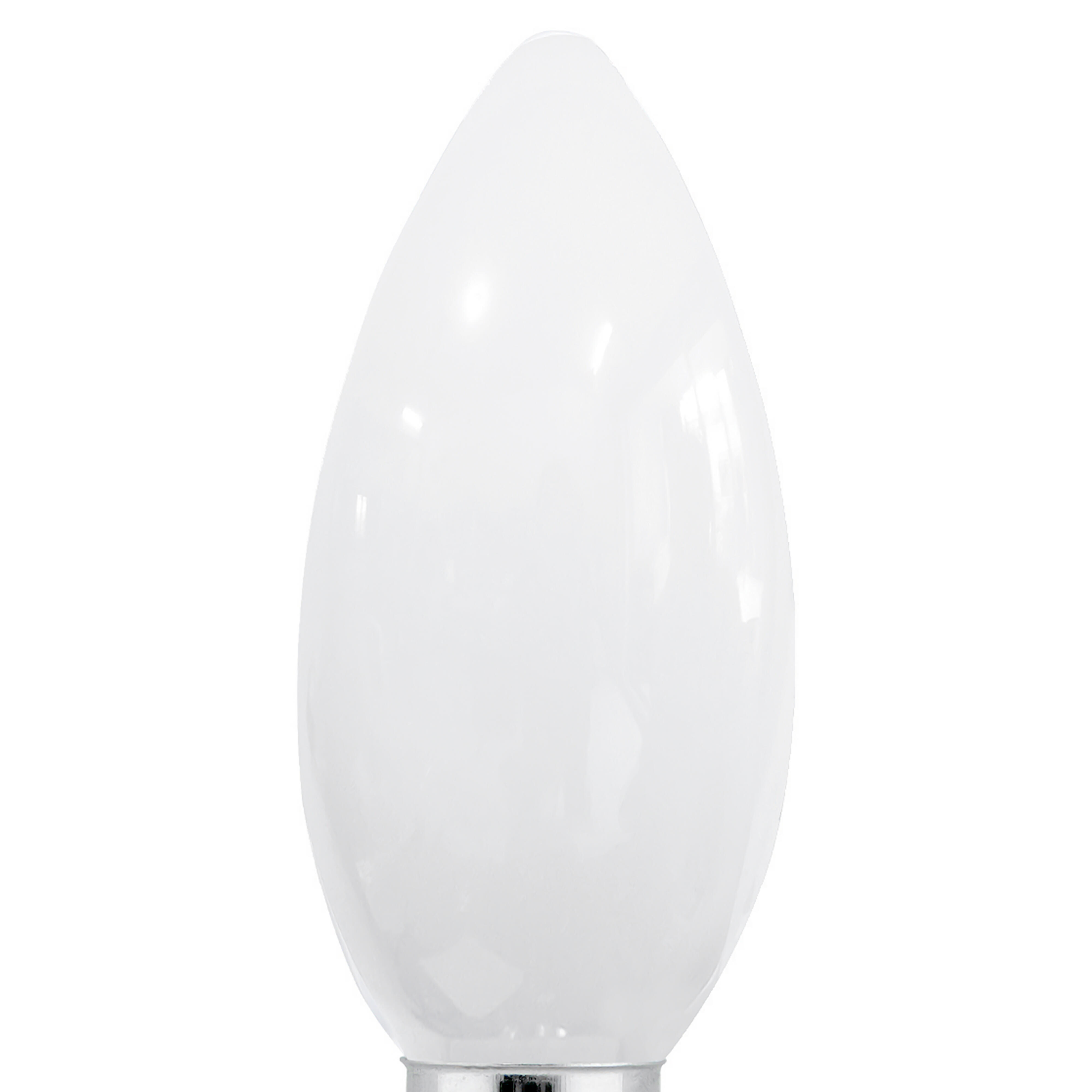 Pack de 3 bombillas LED E14 forma vela 800 lúmenes 6W color de la luz blanco frío 6000K clase energética E - 5