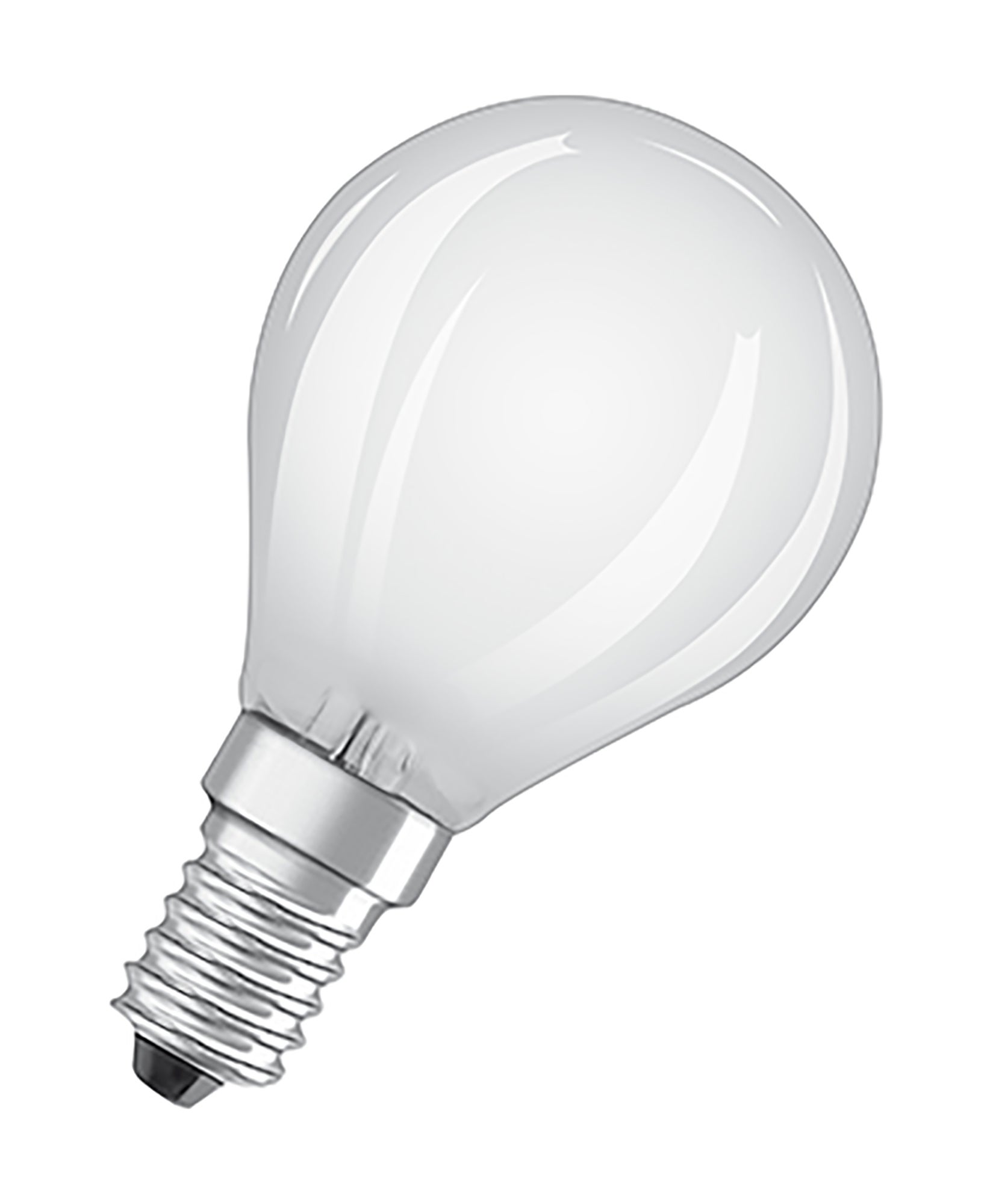 Bombilla led e14 esférica 470 lúmenes 3.4w de 2700k osram