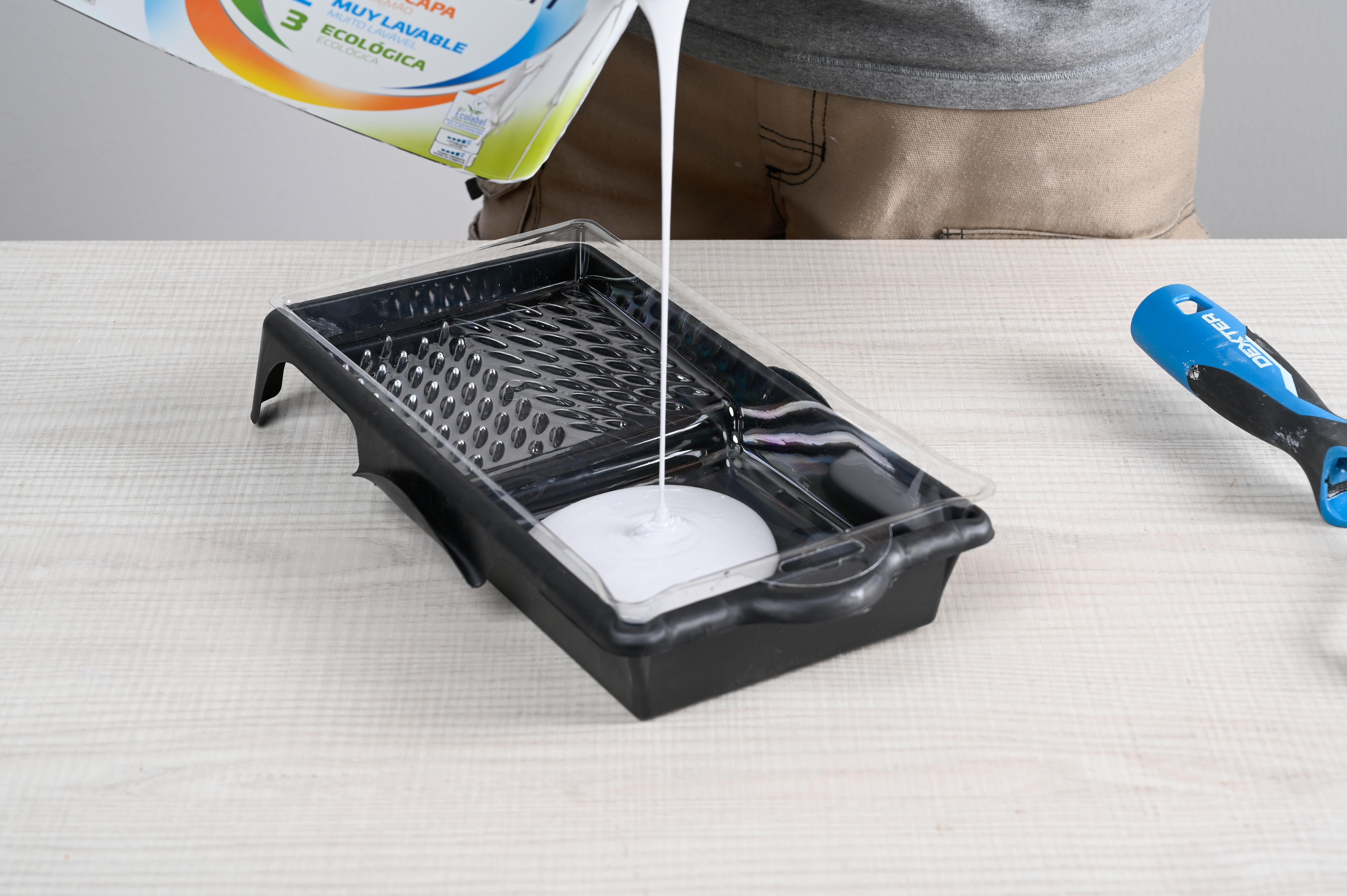 Tabuleiro DEXTER para mini rolo 110mm preto - 7