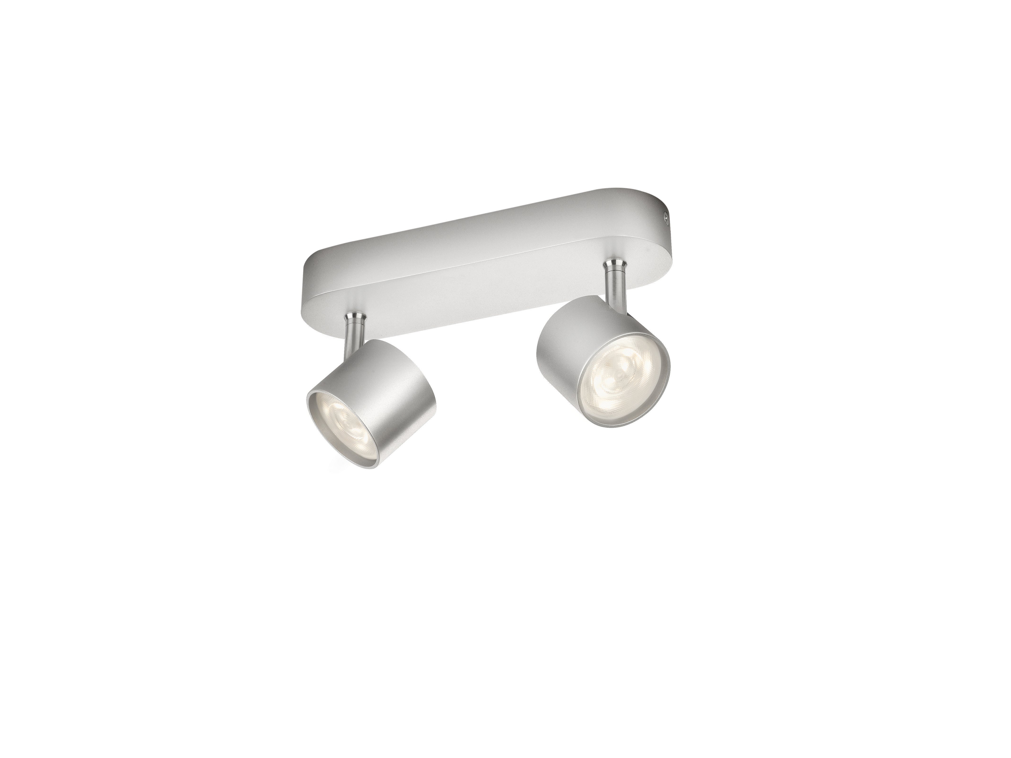 Barra de 2 focos led ledino aluminio philips 4w