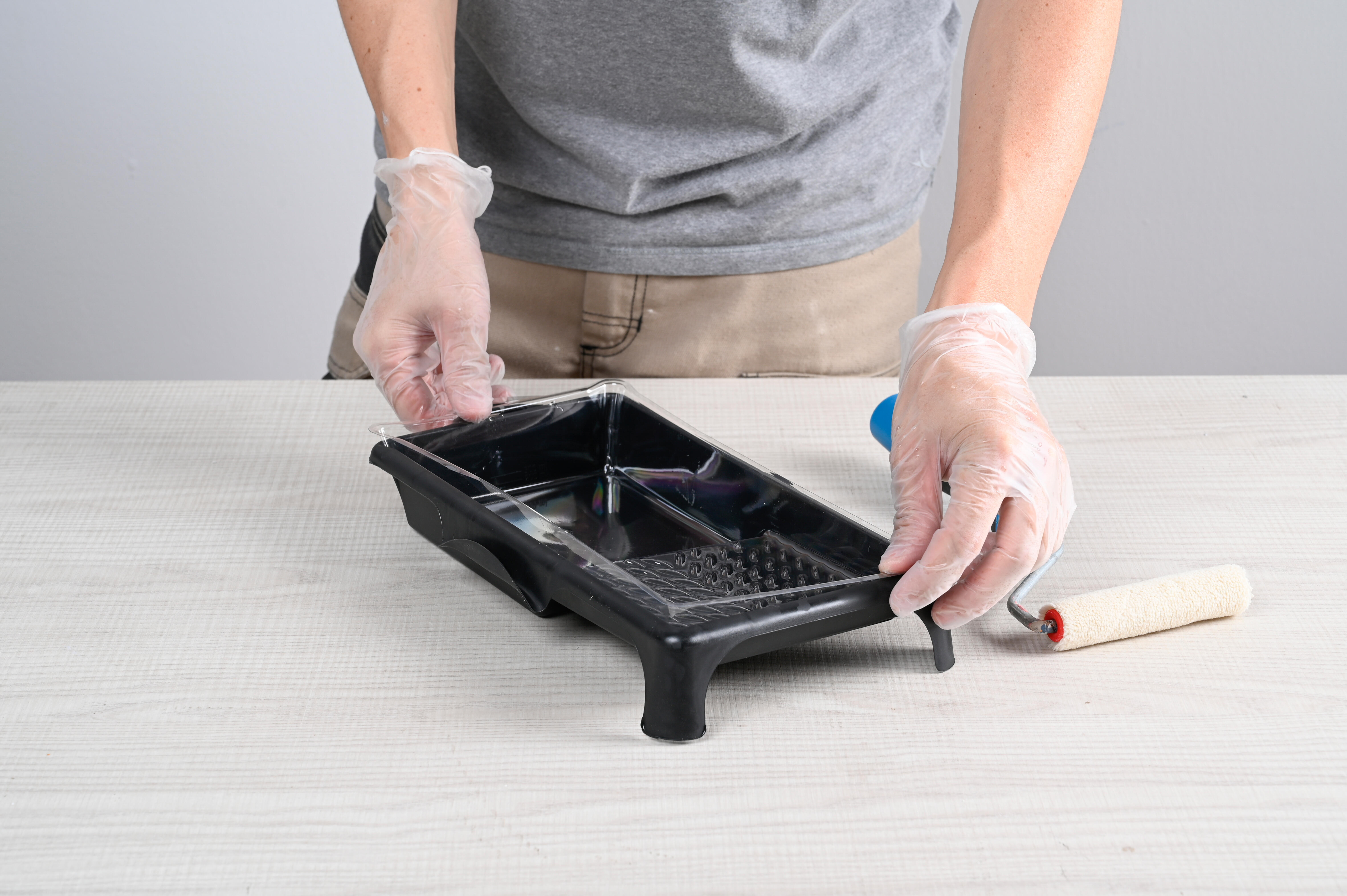 3 fundas desechables para bandeja de mini rodillo DEXTER de 11 cm - 5