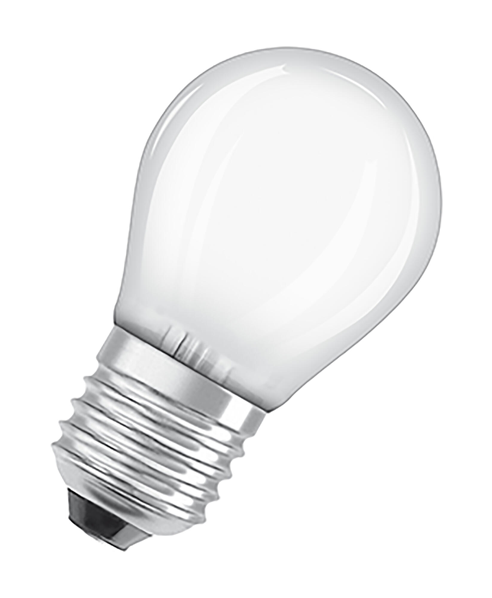Bombilla led e27 esférica 470 lúmenes 5w de 2700k osram
