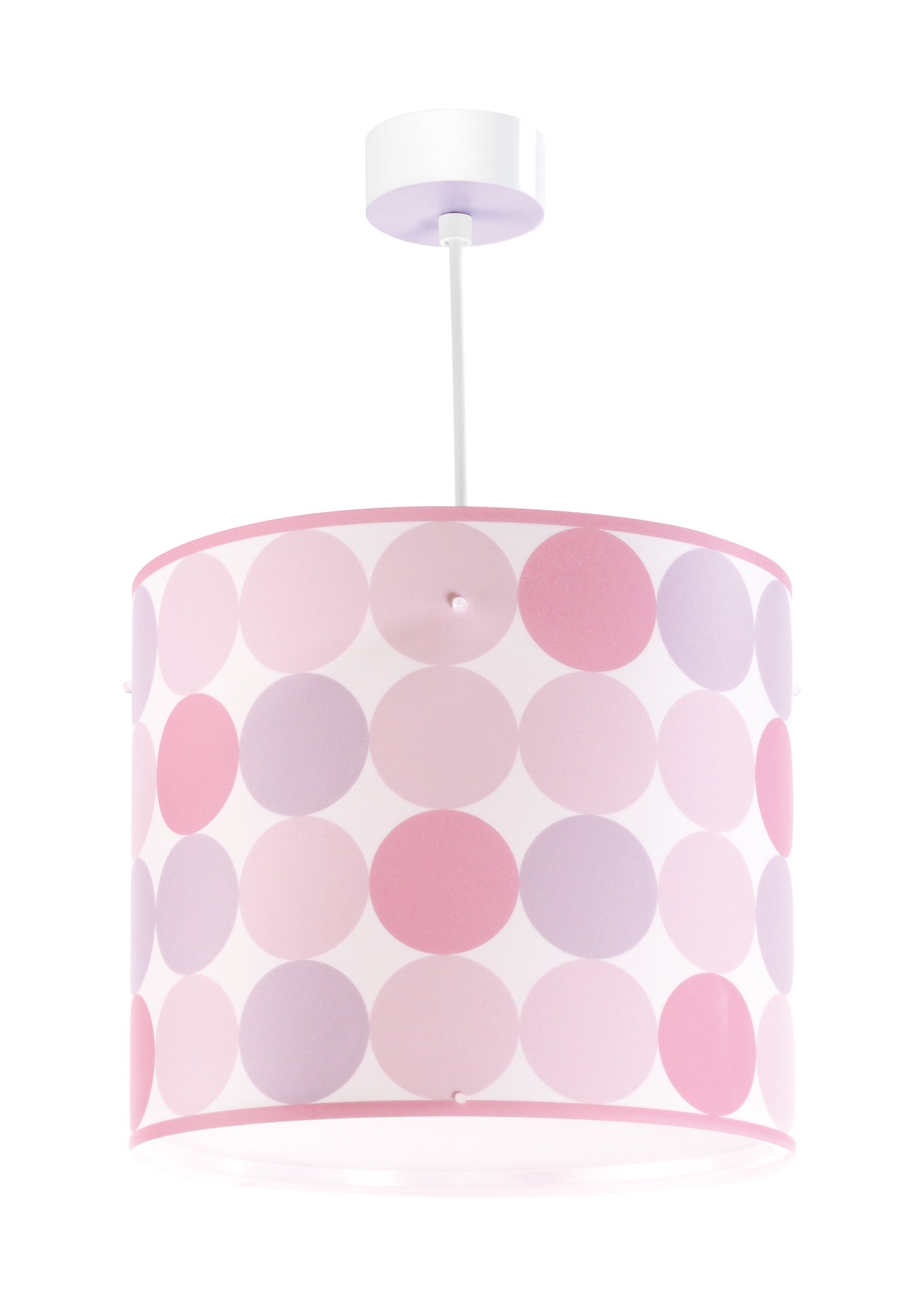 Lámpara de techo colors 1 luces e27 25 cm rosa