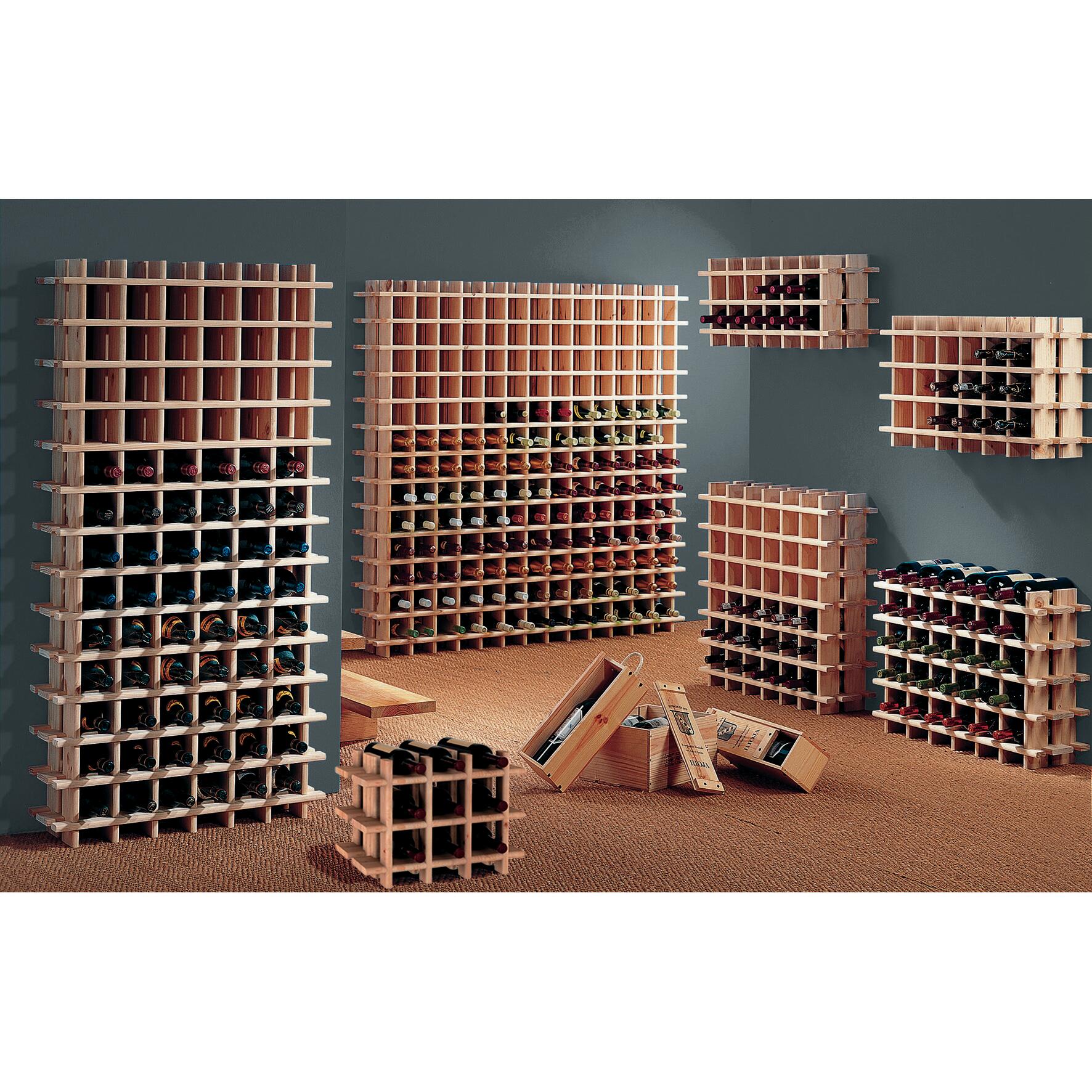 Lenmar Serie RW Portabottiglie In Legno Per Bottiglie, Beige
