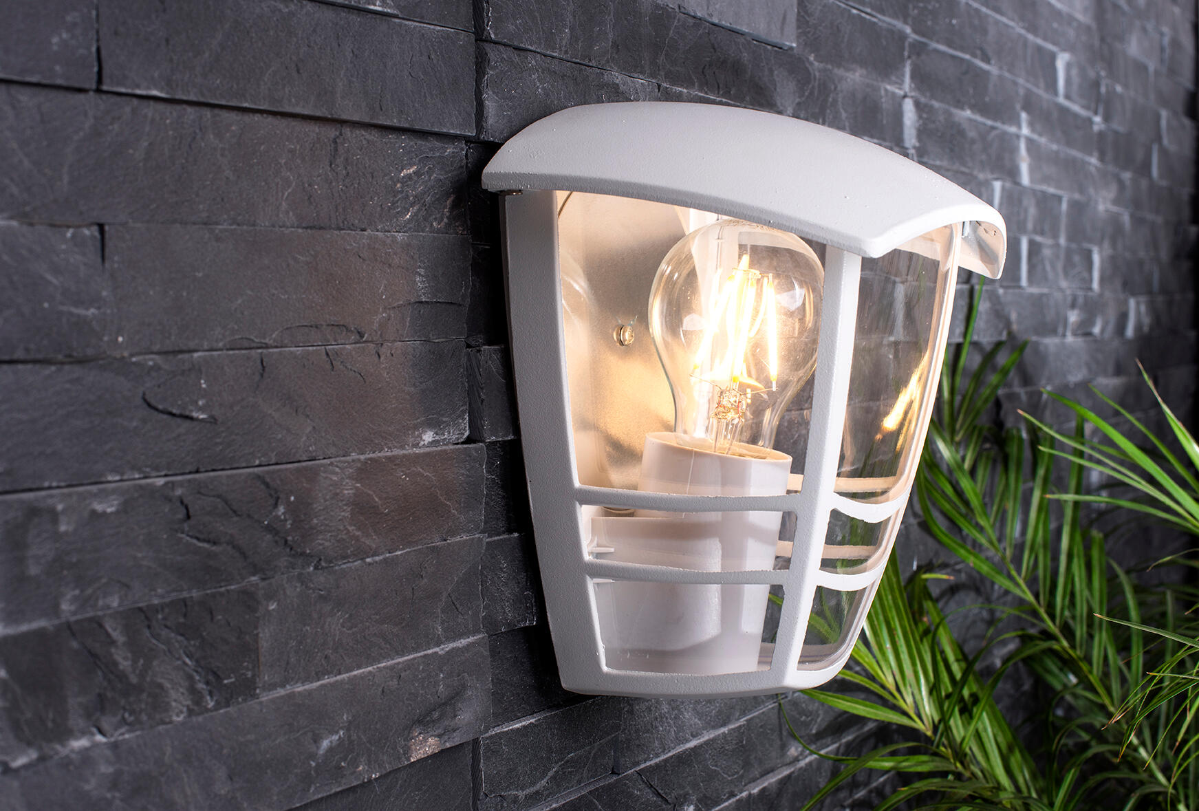 Aplique exterior creek halo 1x60w branco - 3
