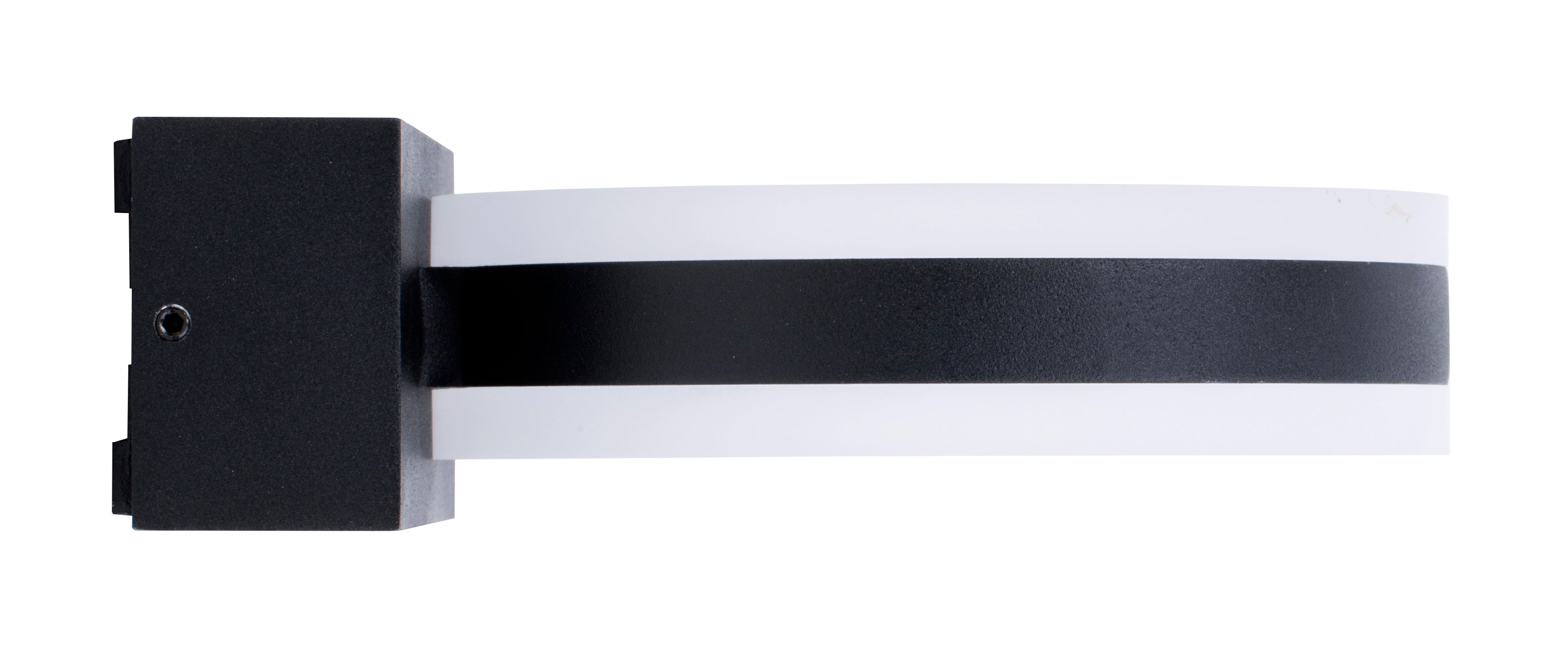 Applique LED da esterno Saturn nero IP54, luce bianco naturale 730 lumen, INSPIRE - 7