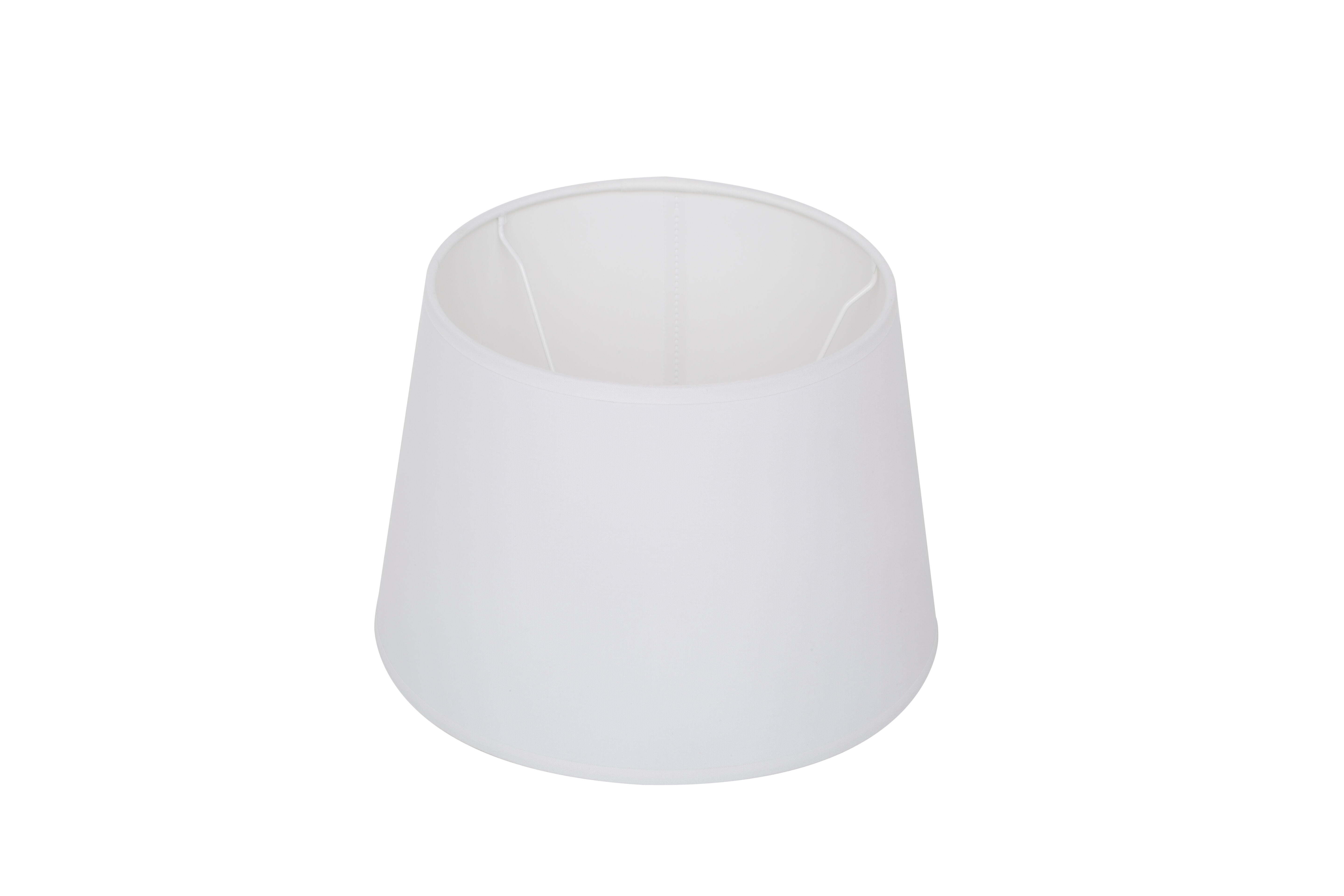 Pantalla de 13cm inspire algodón blanco