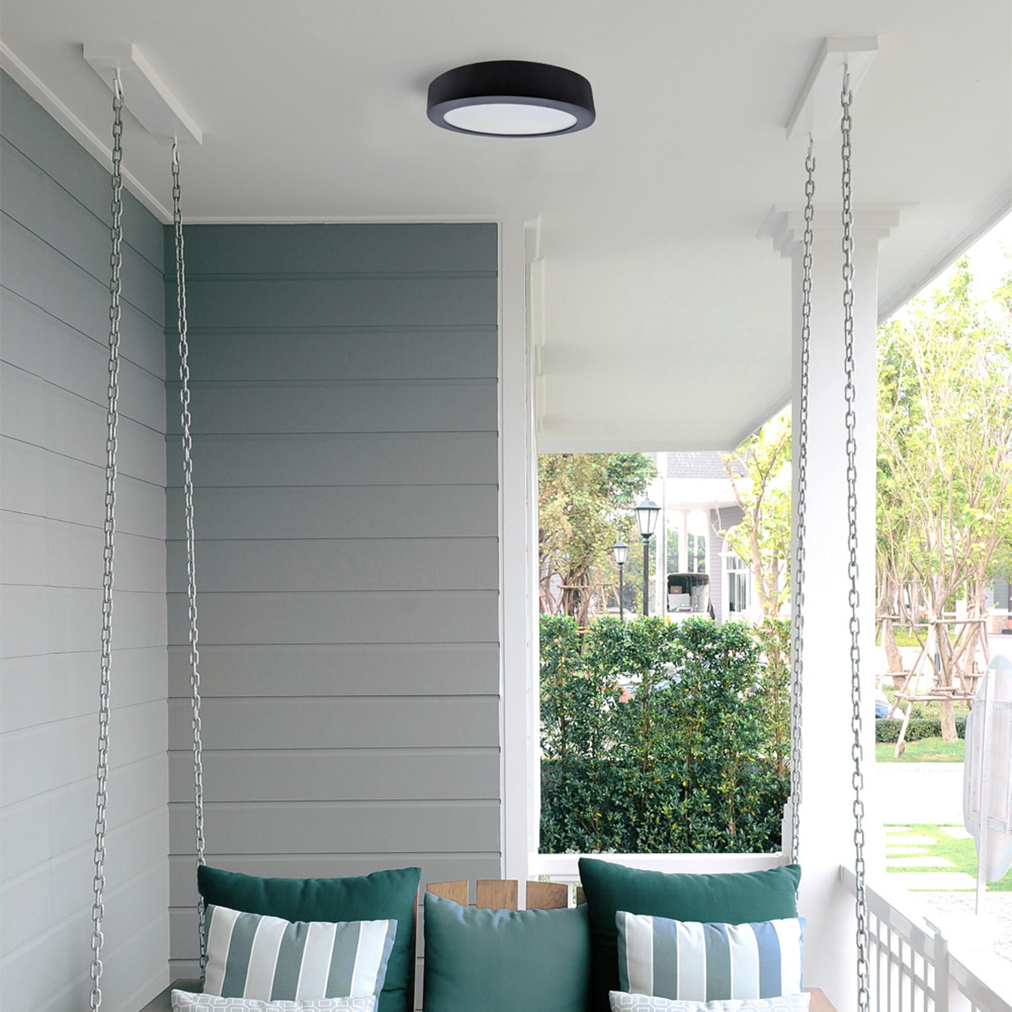 Plafón Gelys 18W antracita 22,5 cm - 2