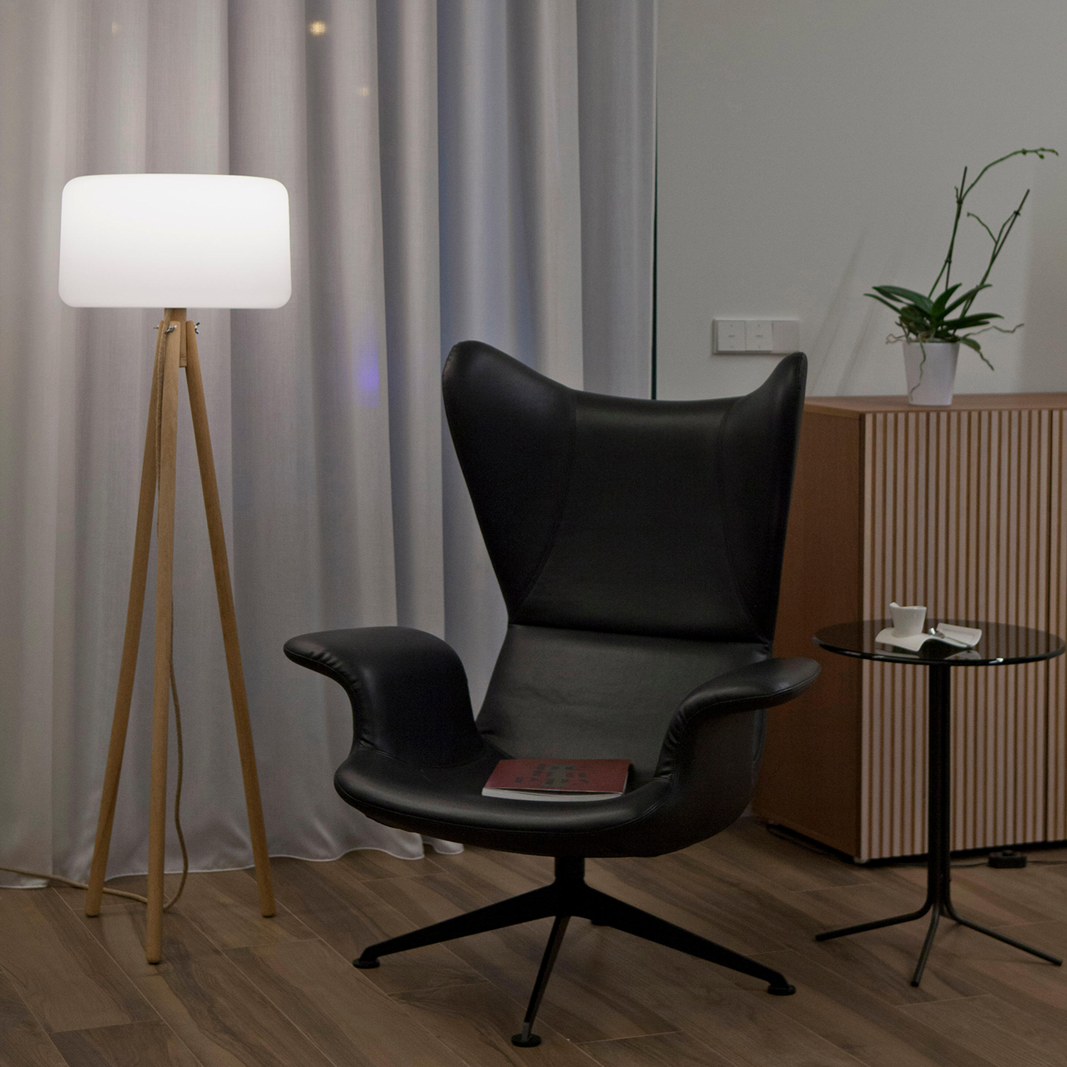 Lámpara de pie chloe cable color luz regulable con mando