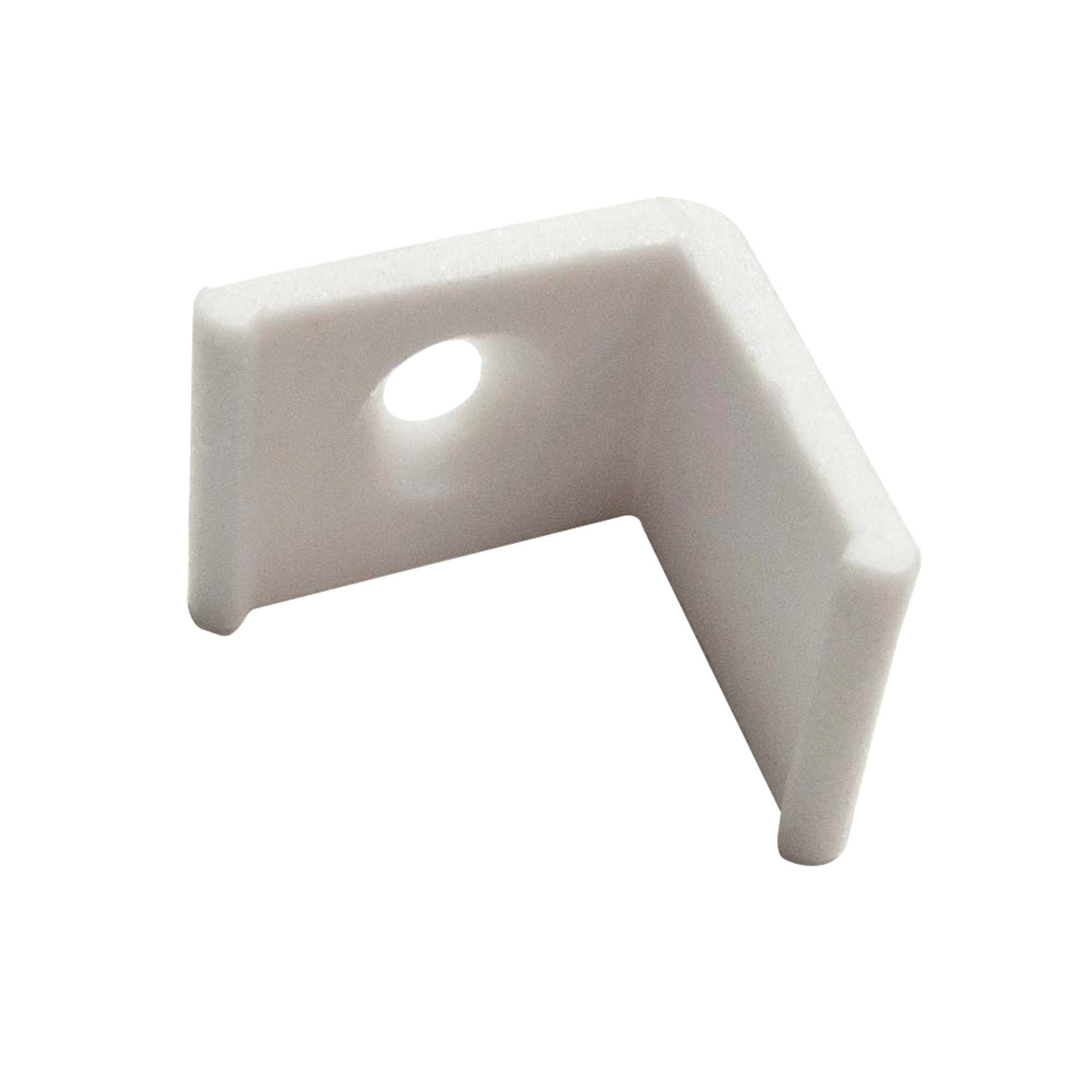 Clip de sujeción de perfil para tira led de acero inox de 14 mm de longitud