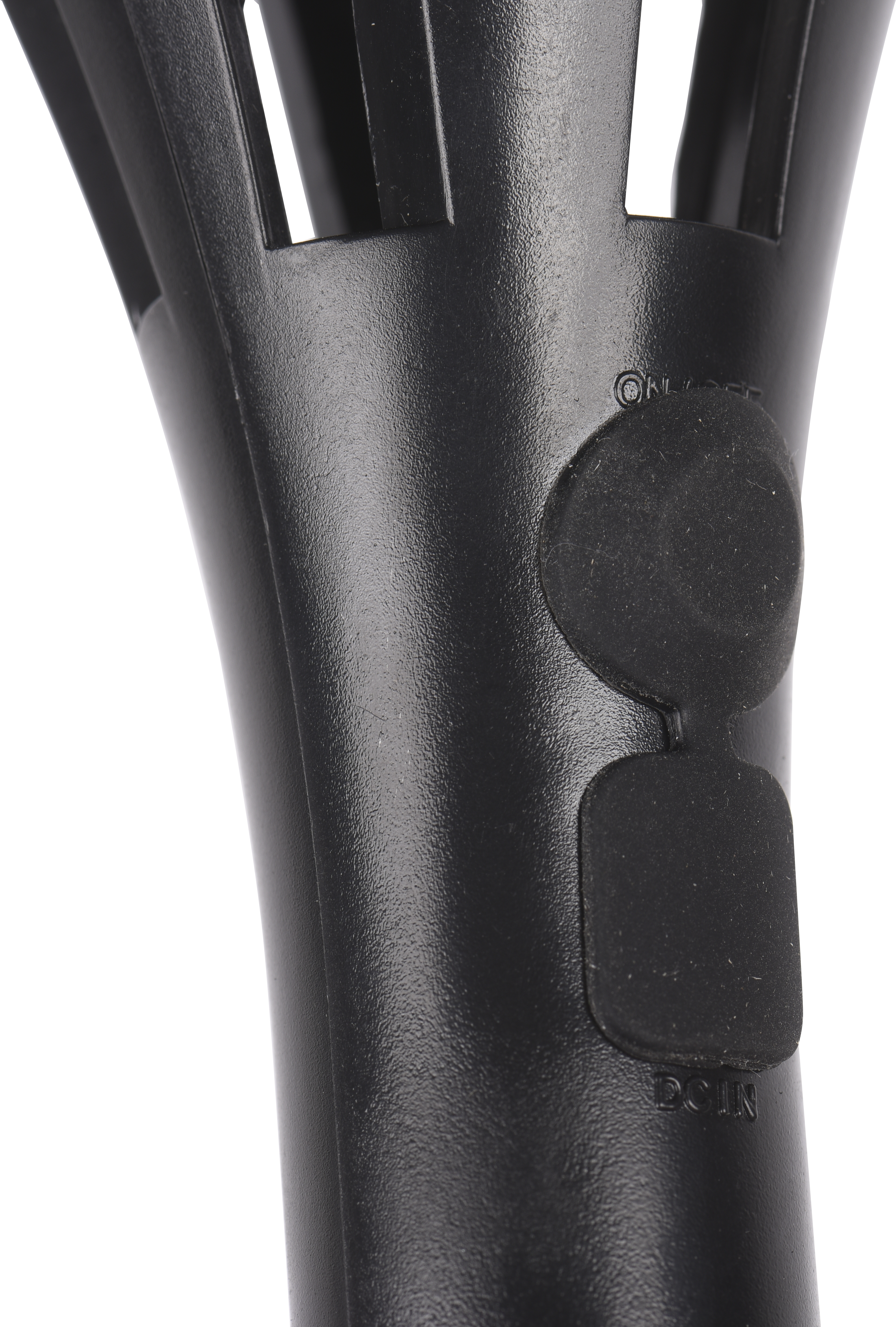 Baliza jardín solar exterior LED negra Draco IP65 con carga USB y sensor crepuscular  - 12