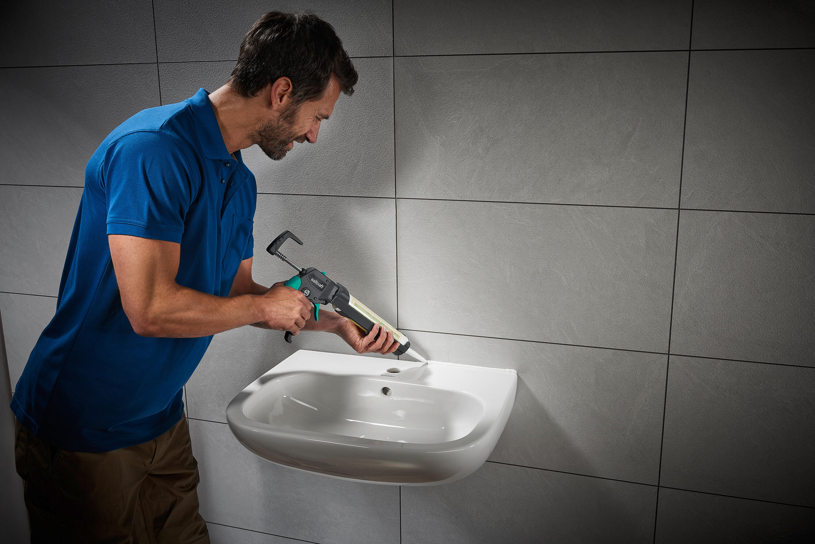 Pistola de silicone Wolfcraft MG 550 - 19