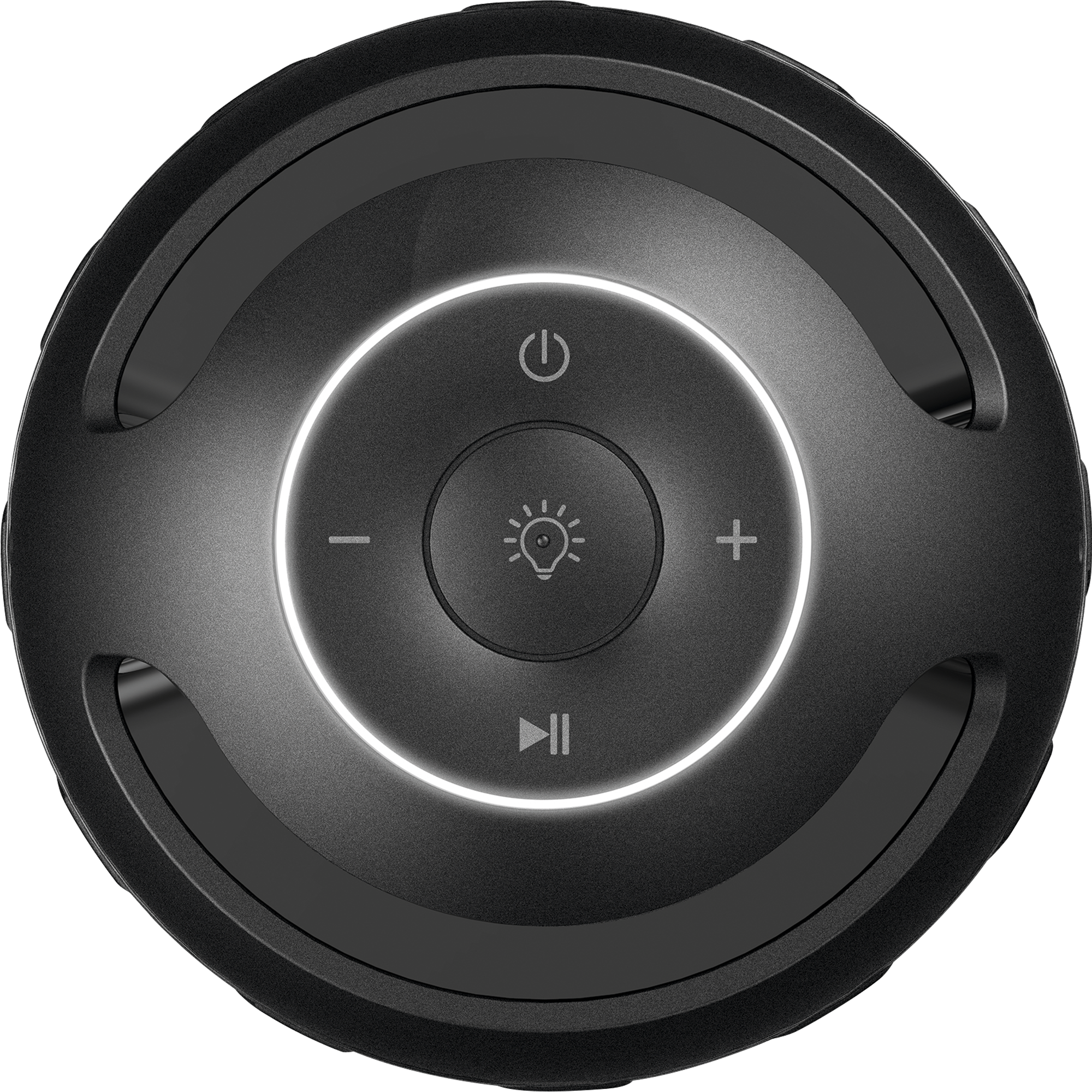 Lámpara de mesa sin cable LED con altavoz bluetooth ARTE CONFORT con estructura negra luz cálida 1700K solar - 8