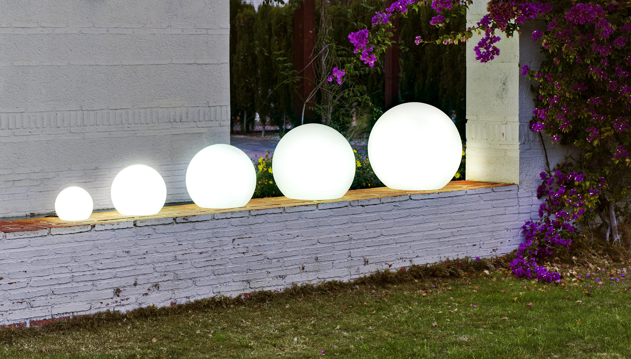 Lampada solare decorativa Buly, in polietilene, luce rgb multicoloredimmerabile NEWGARDEN - 4