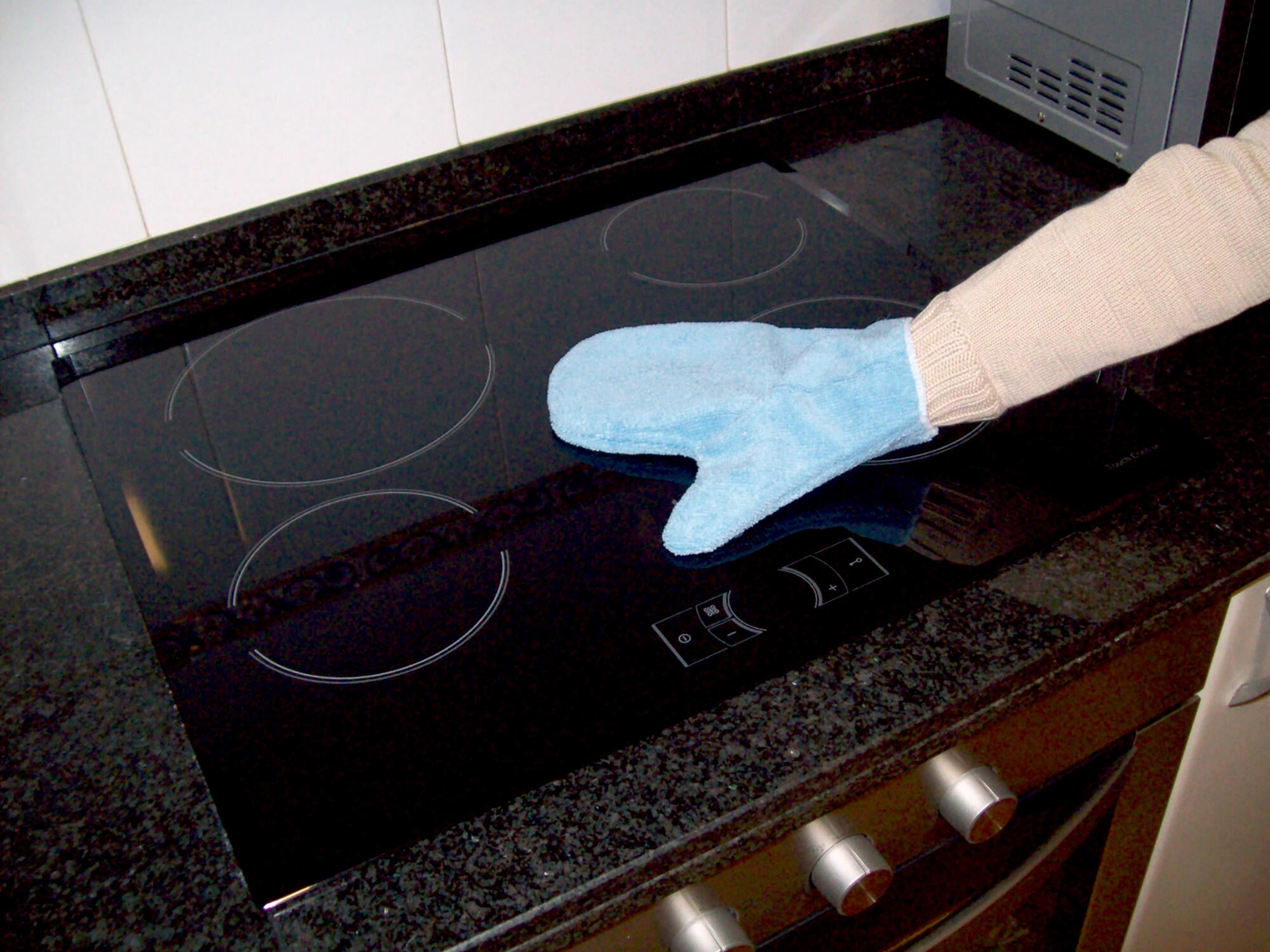 Set de 3 manoplas de microfibra multicolor - 3