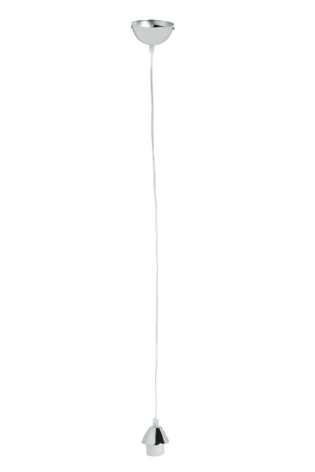 Cabo para candeeiro suspenso E27 100CM BASIC CROMADO
