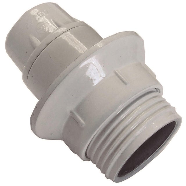 Casquilho com anilha E14 BRANCO
