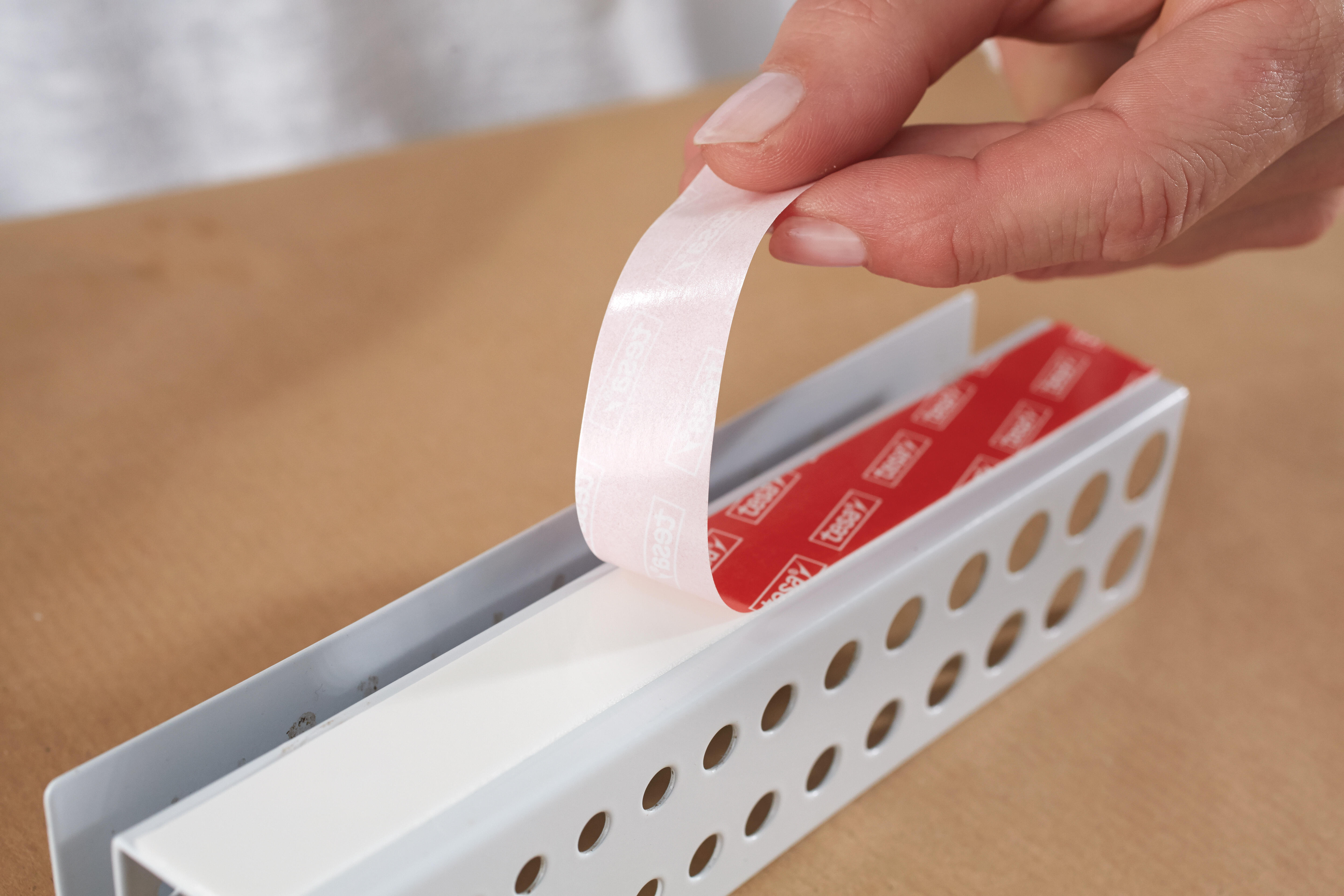 Nastro adesivo, TESA Powerbond® ultra forte, biadesivo per fissaggio bianco H 19 mm x L 1.5 mt - 5