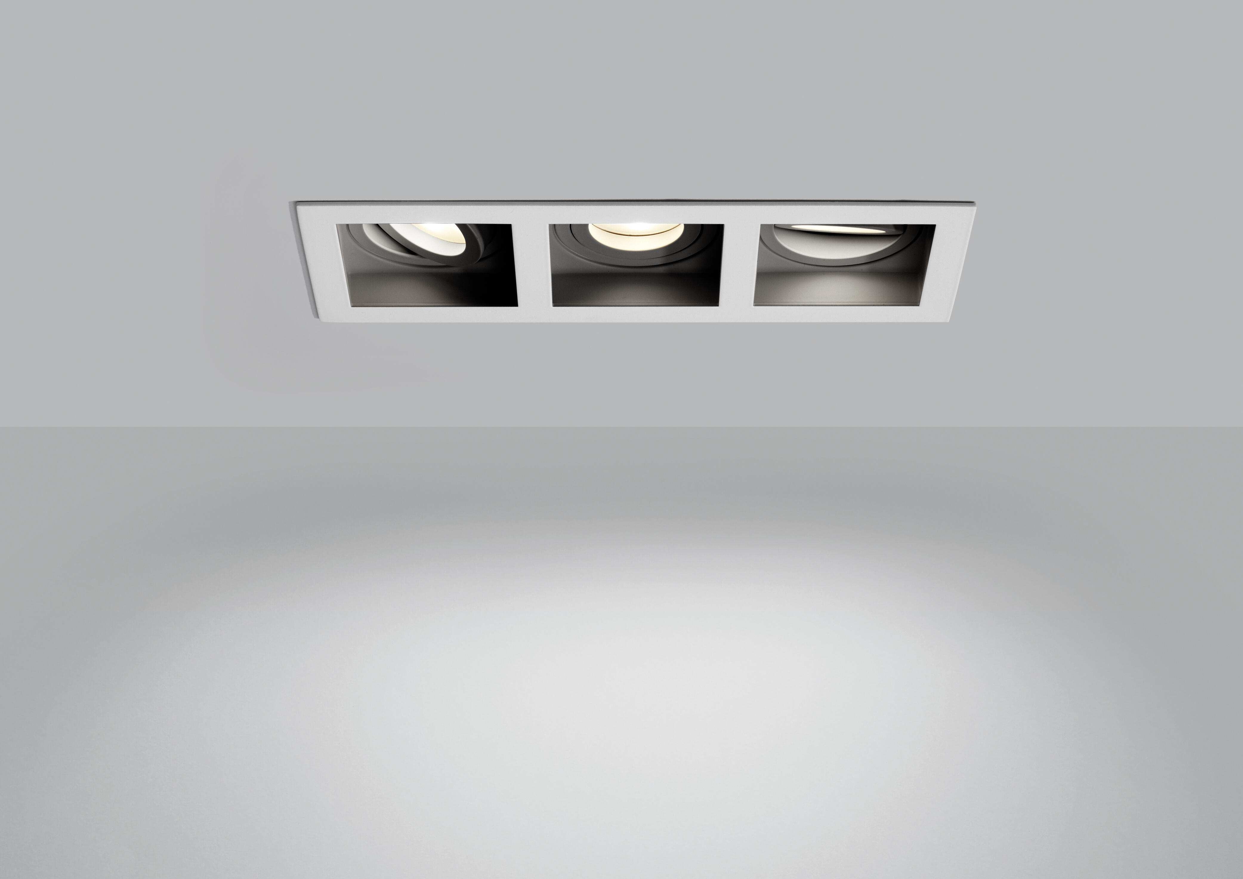 Leroy Merlin Pack De 3 Downlight Empotrables Rectangular Pintado Vinci Ip20, Foco Empotrable Para Techos Blanco 