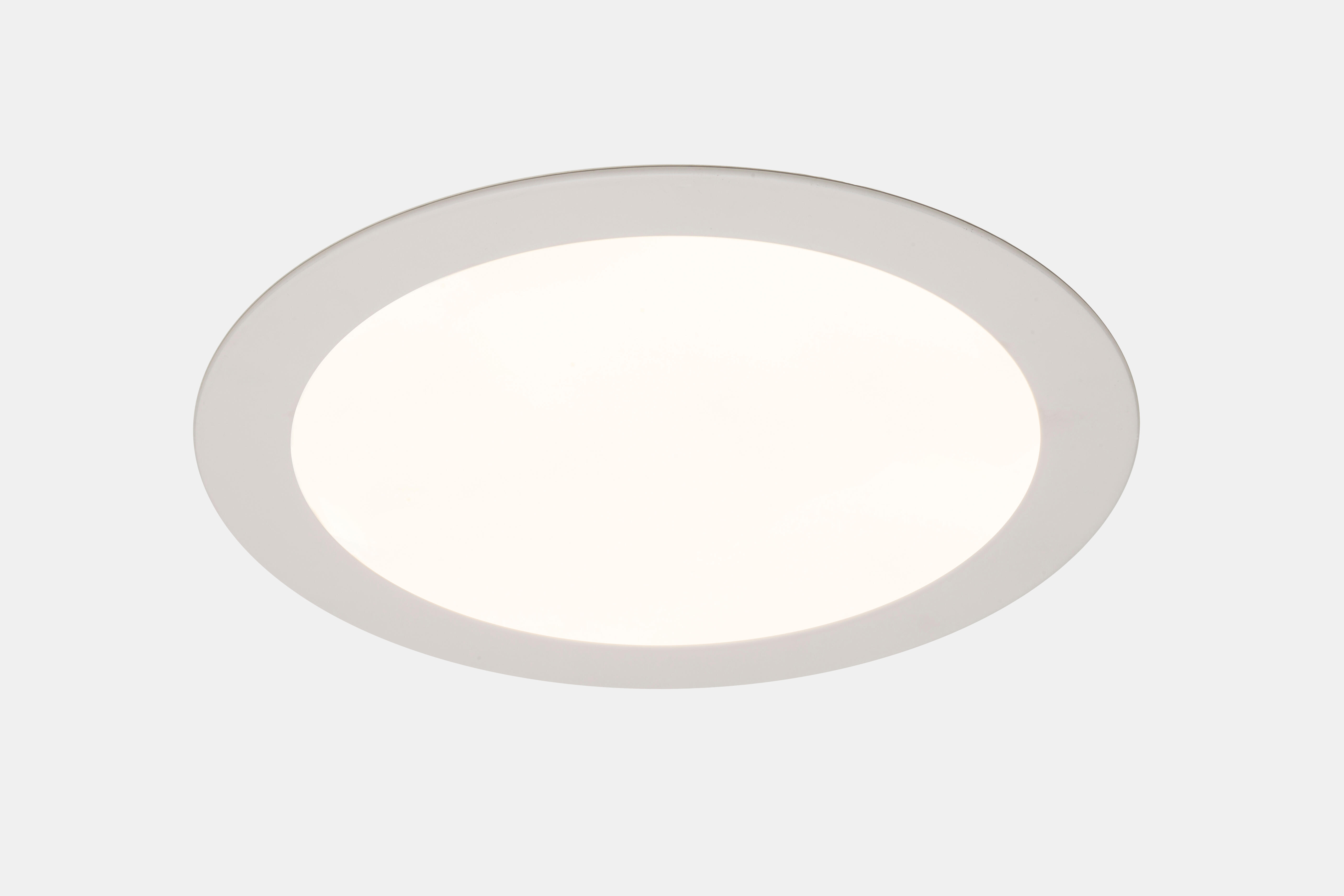 Foco downlight led extraplano redondo blanco 1500 lm blanco cálido ip44