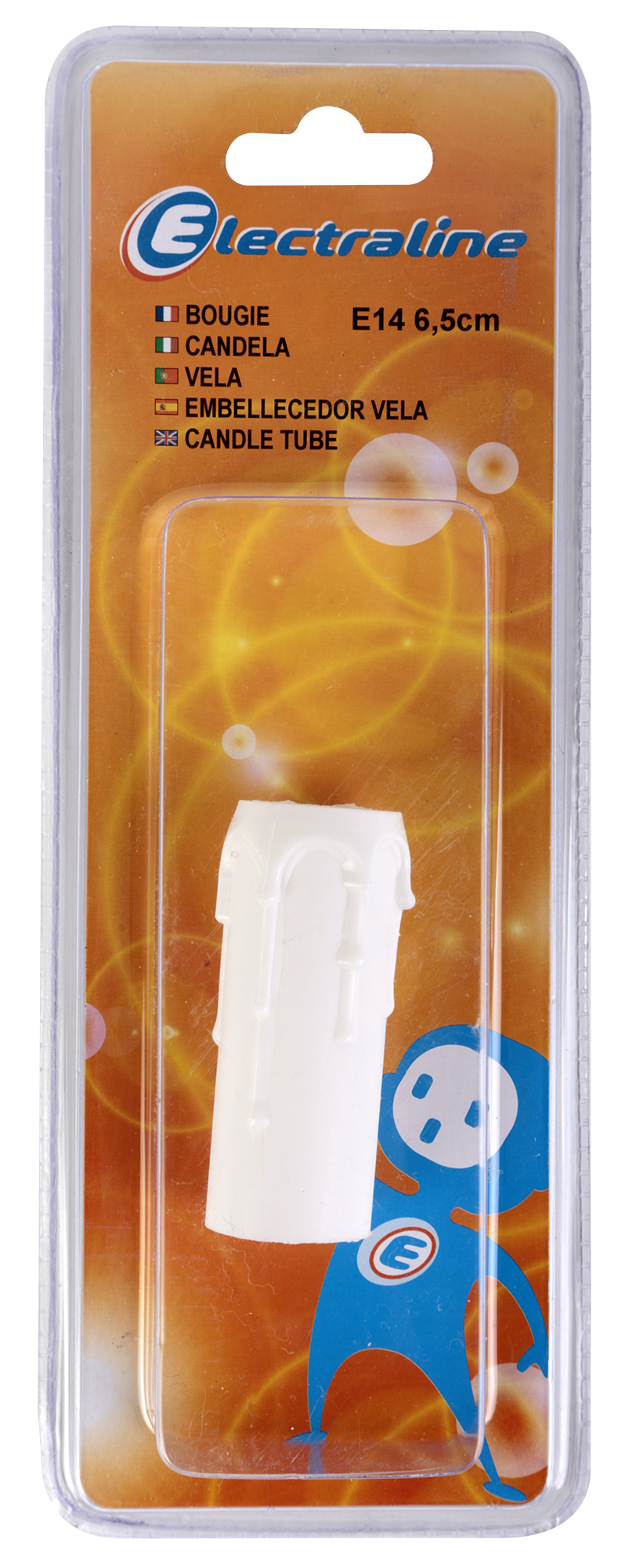 Vela decorativa E14 65MM BRANCA - 2