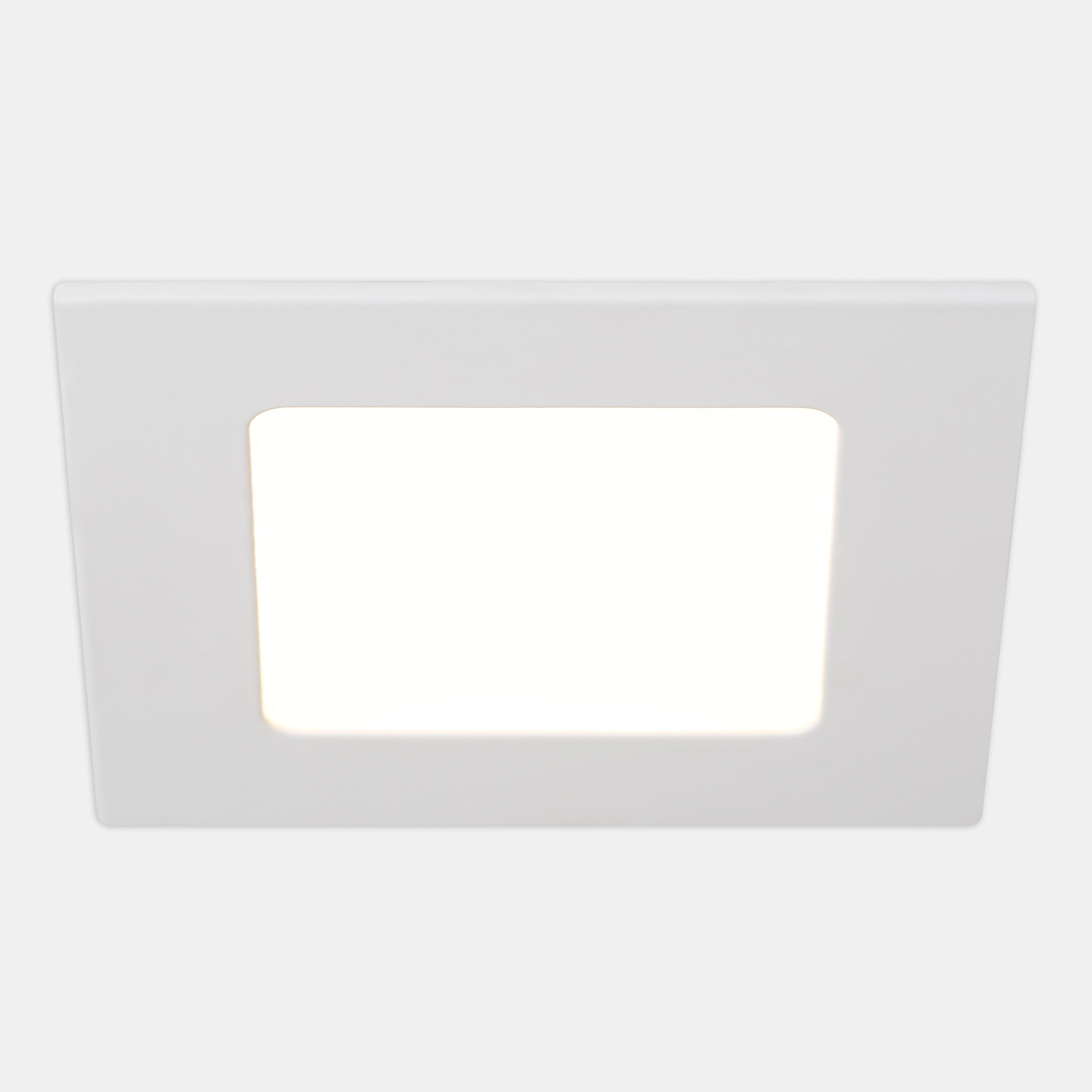 Foco downlight led extraplano cuadrado blanco 6420 lm blanco cálido