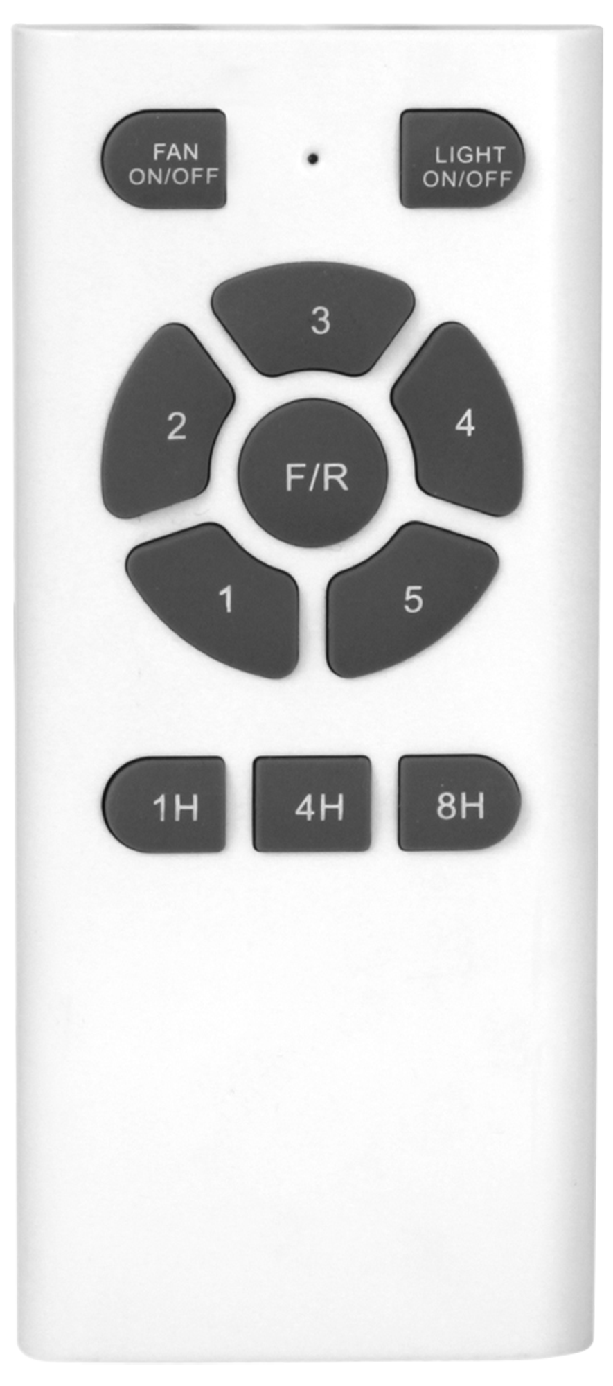 Ventilador de techo con luz motor DC Moala negro 132 cm - 2