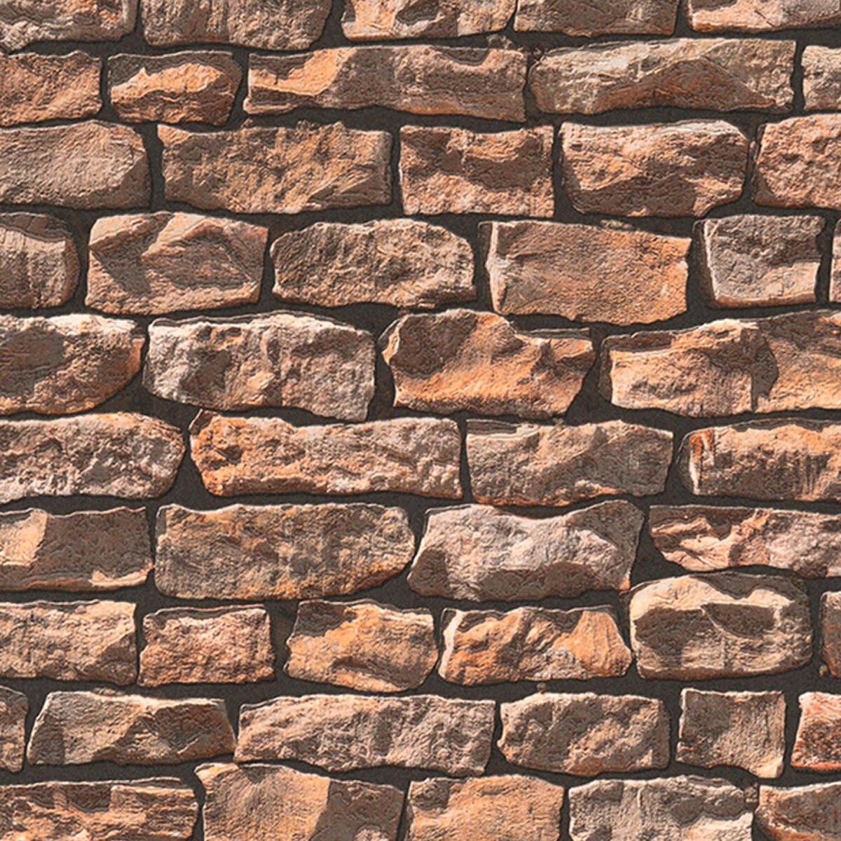 Carta da parati Muro A Secco rosso, 53 cm x 10 m - 3