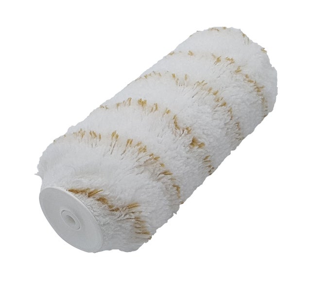 Recambio de rodillo para pintar fachadas rugosas NESPOLI de 220 mm de anchura, 55 mm de diámetro, pelo largo (más de 12 mm). Fibra de poliamida. 1 unidad.