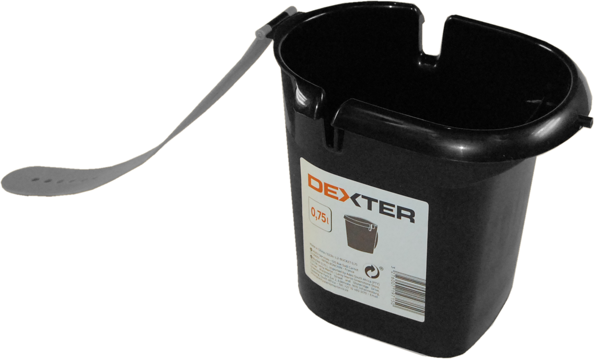 Cubeta de pintura rectangular DEXTER 0.75 litros negro. Con escurridor - 4