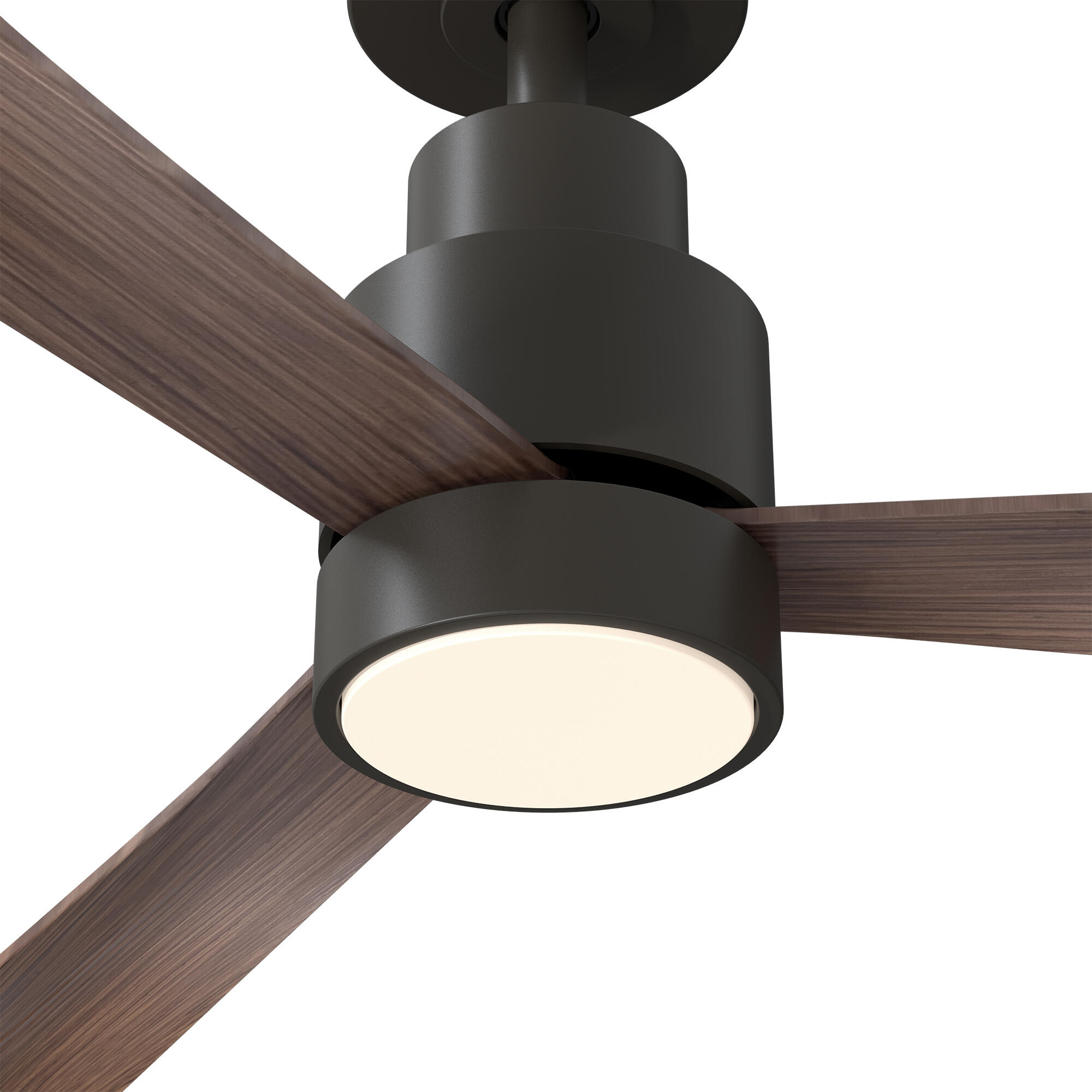 Ventilador de techo con luz silencioso DC Arte Confort Misi marrón 132 cm - 10