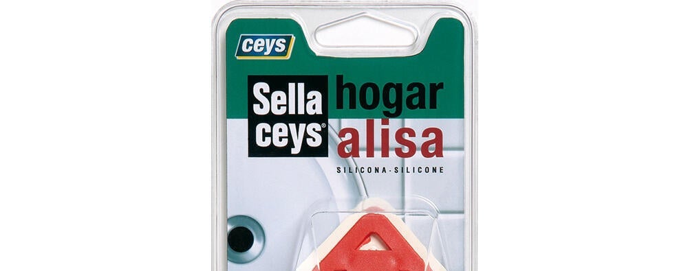 Ceys Espátula para juntas de silicona Alisa (Rojo)