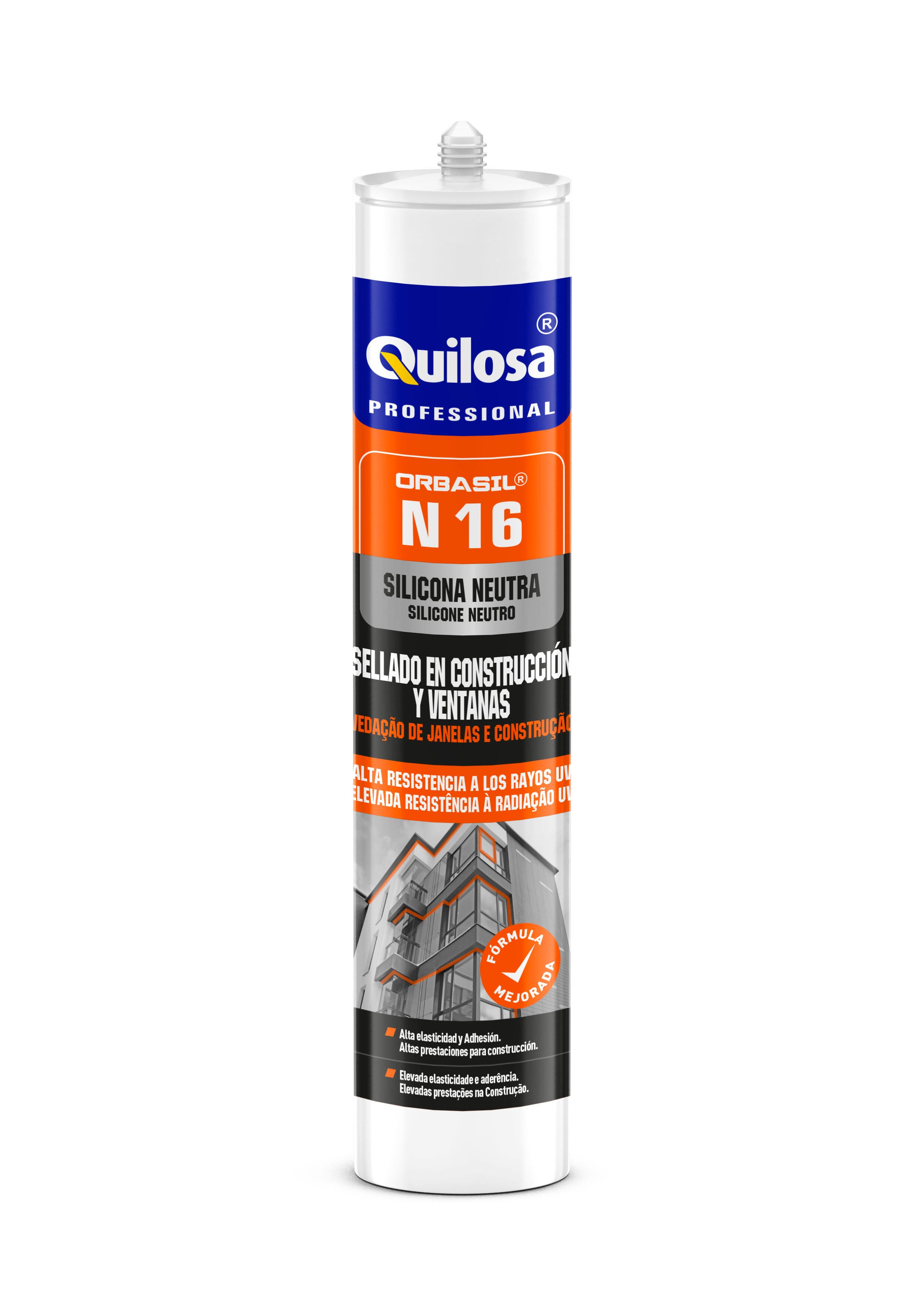 Silicone neutro contrução e janelas 300 ml transparente obrasil Quilosa - 2