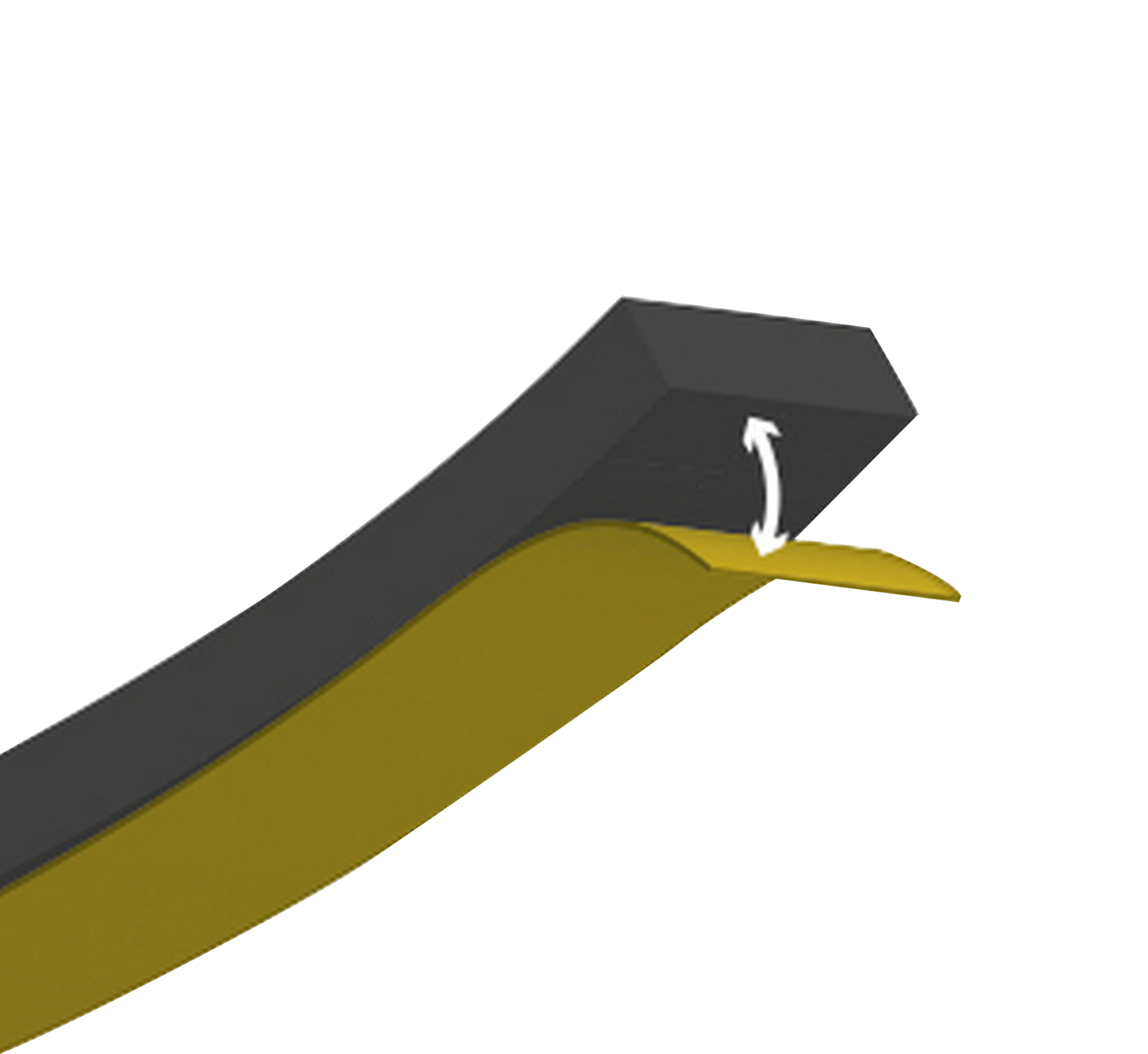 Burlete para ventanas y puertas AXTON adhesivo en color negro, 9 mm de anchura x 6 m de longitud. Impide el paso del agua. Perfil junta plano. Recortable. Tipo de instalación encolado. - 6