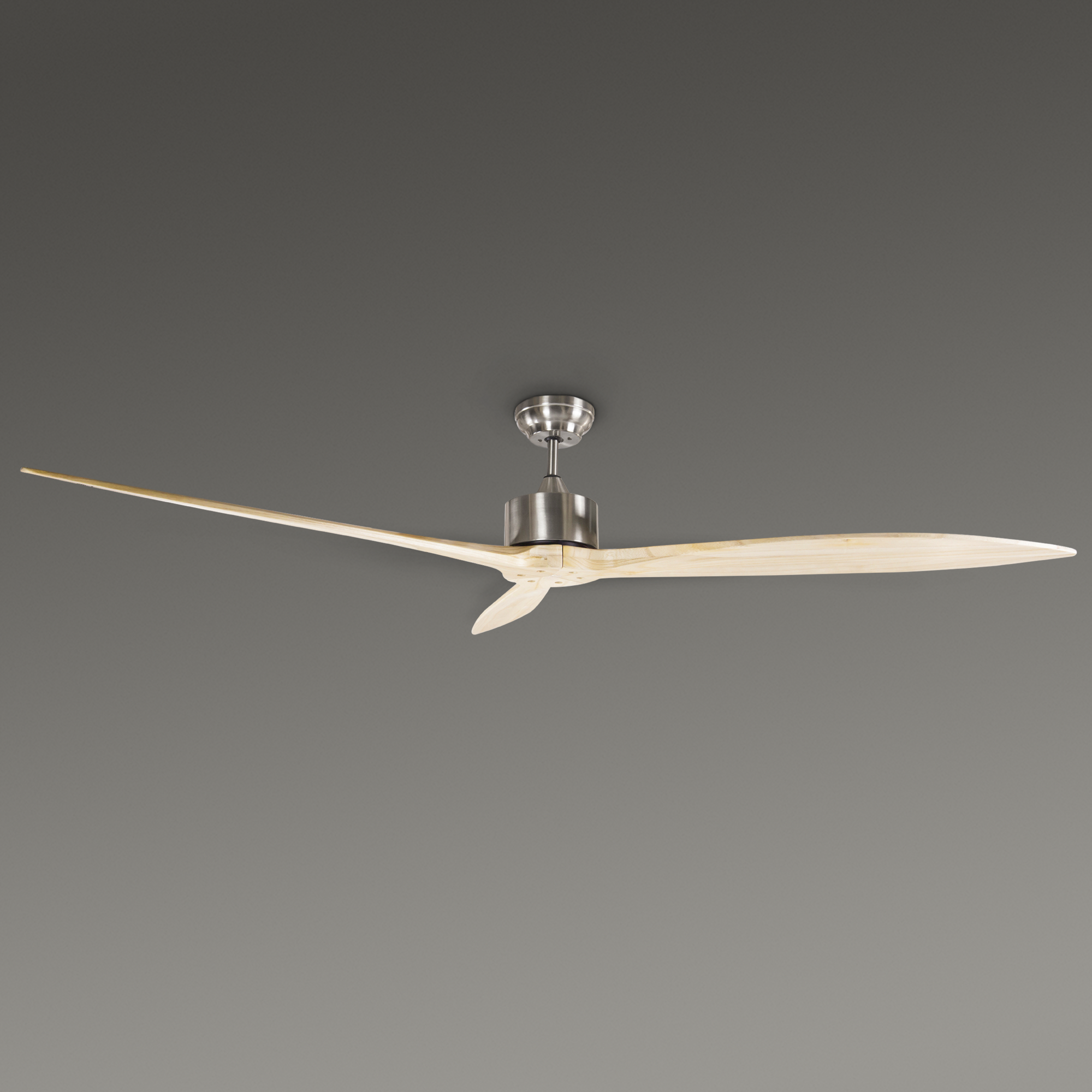 Ventilador de techo sin luz silencioso DC Arte Confort Milano gris 165 cm - 13