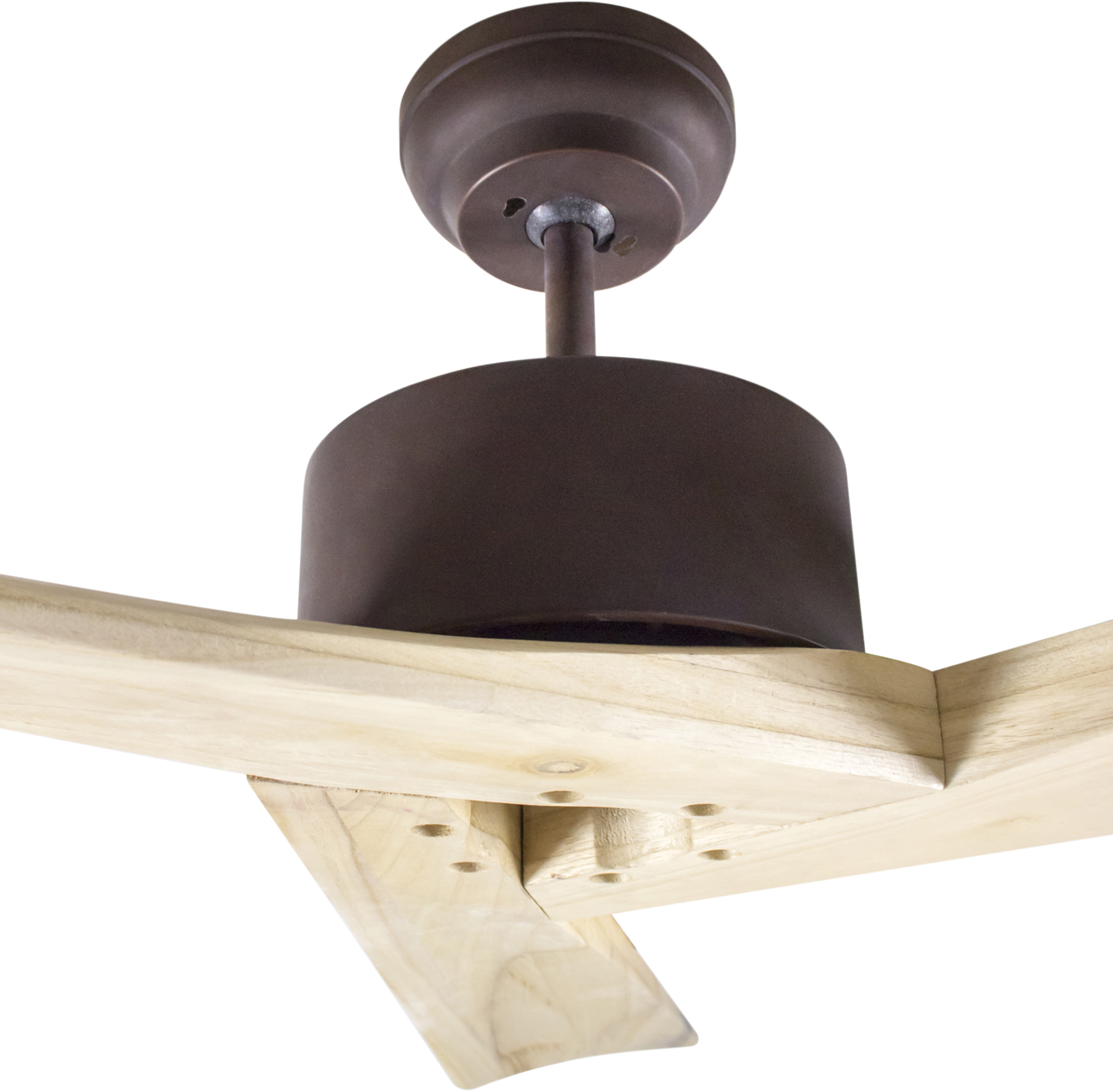 Ventilador de techo sin luz motor DC Nautic bronce 152 cm - 5