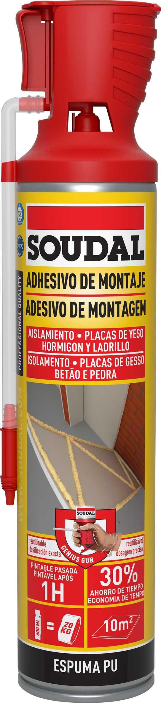 Cola em espuma 700ml Genius Gun Soudal - 3