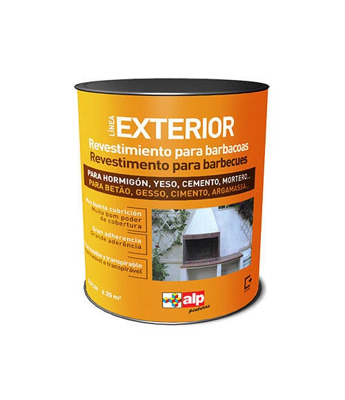 Revestimento para barbecues ALP BRANCO 2.5L