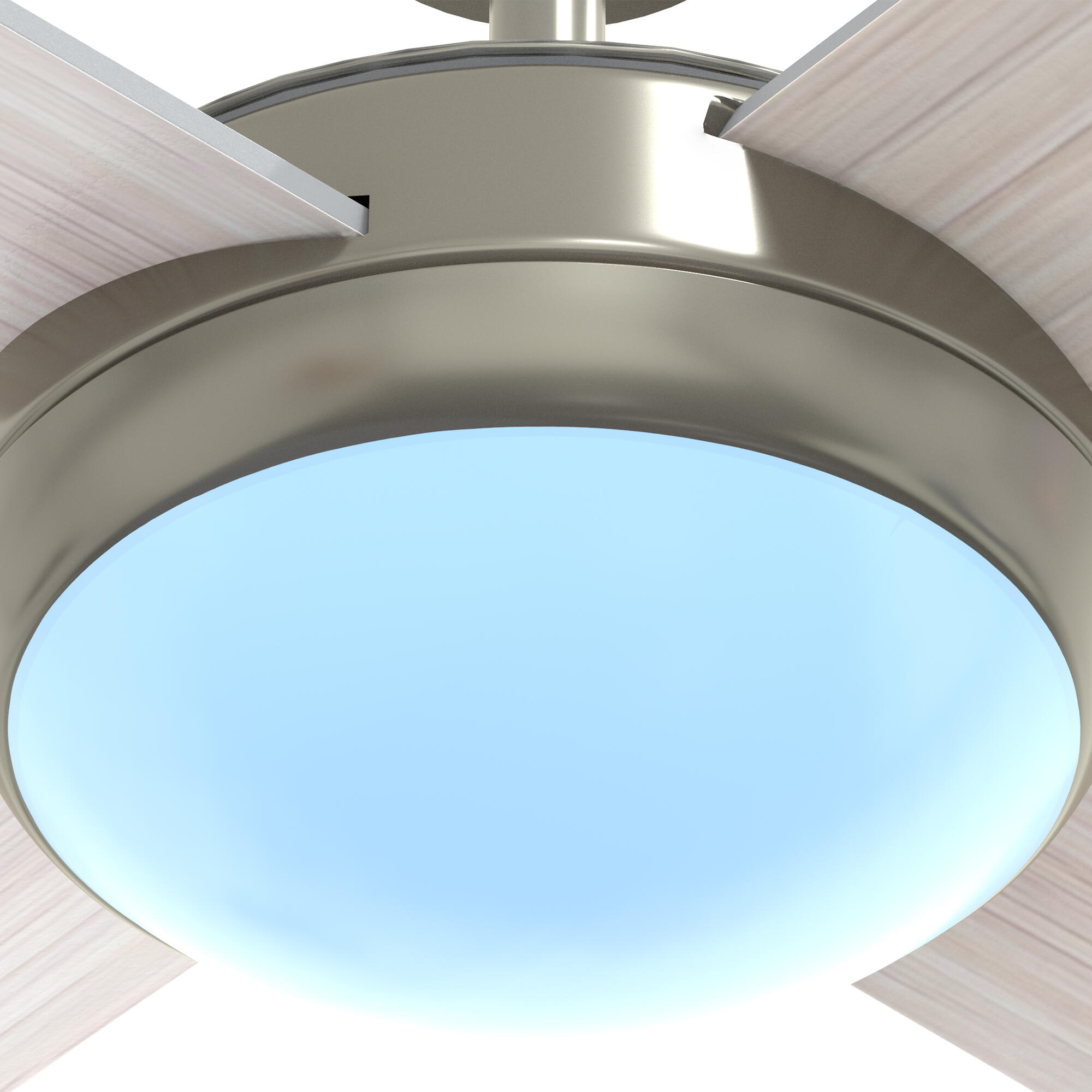 Ventilador de techo con luz motor DC Bora plata color luz regulable 112 cm - 8