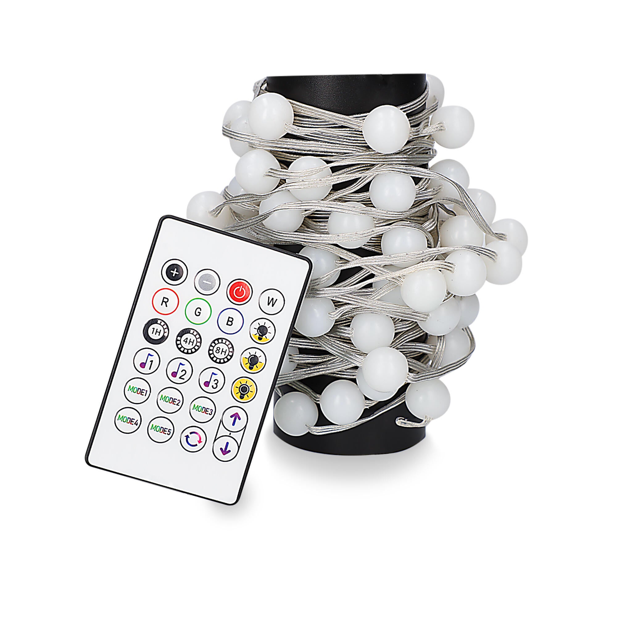 Grinalda solar LED 10M RGB MULTICOR - 4