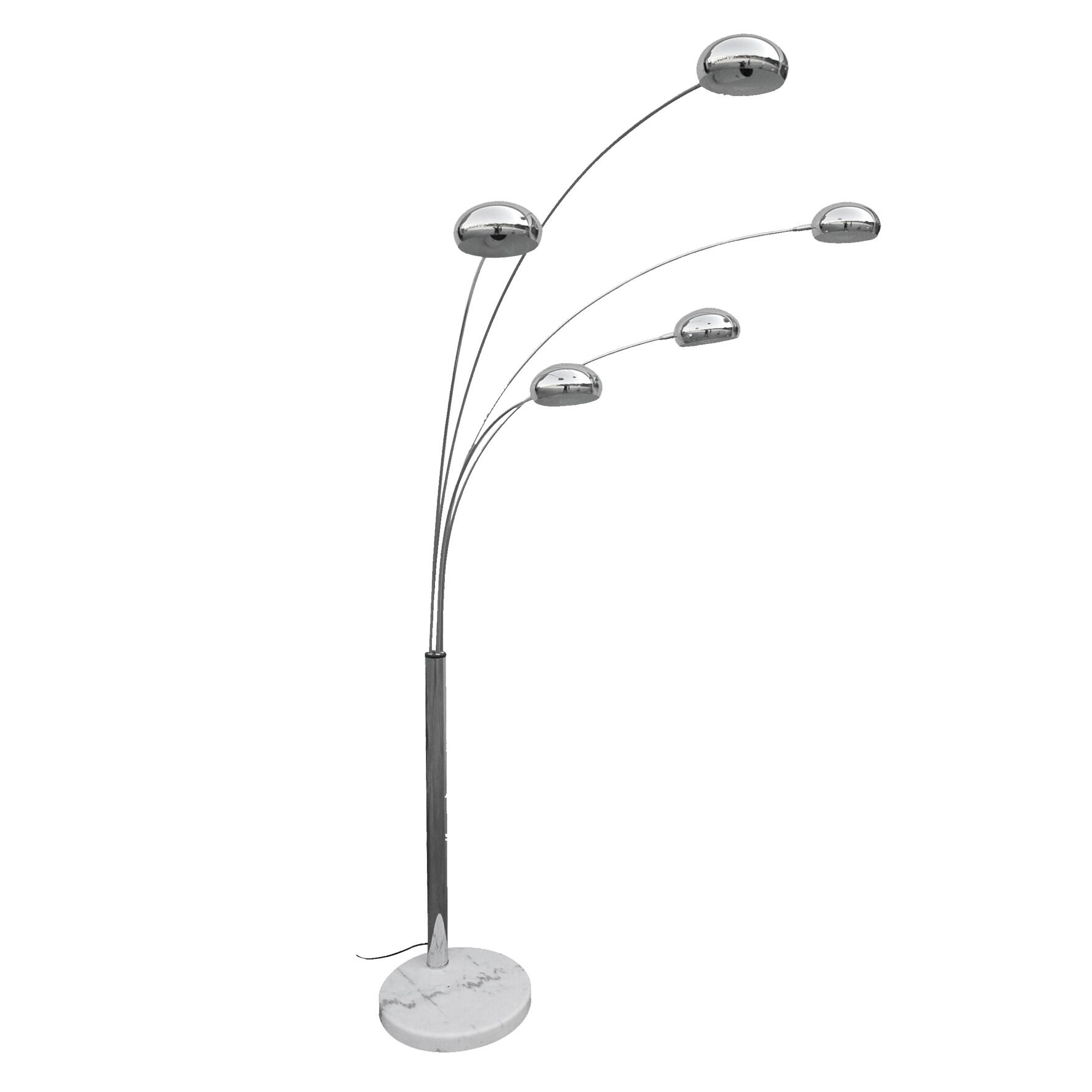 Lampada da terra Kimi in marmo, H 228 cm, E14 5xMAX40W INSPIRE - 7