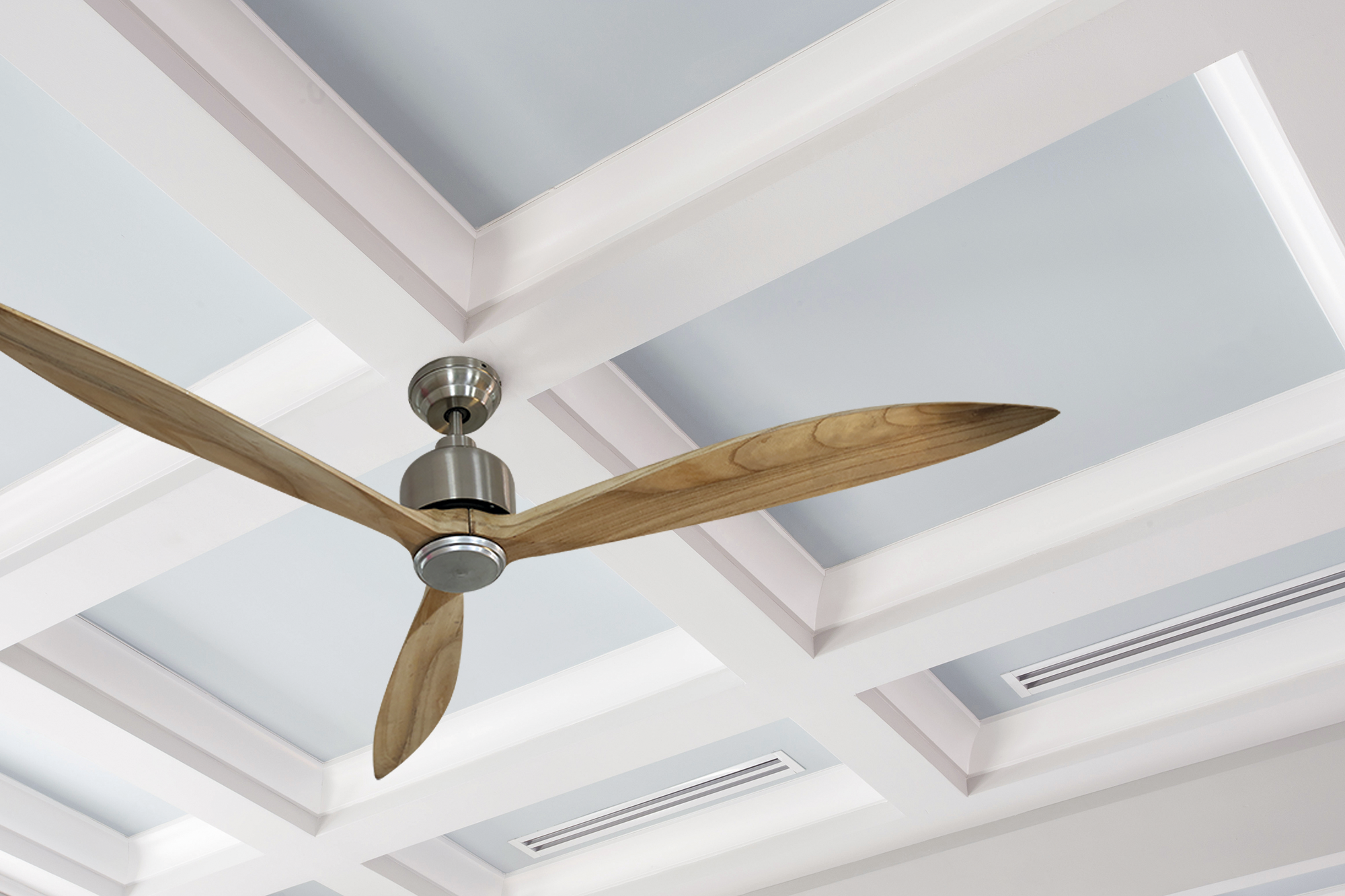 Ventilador de techo sin luz silencioso DC Arte Confort Milano gris 165 cm - 3