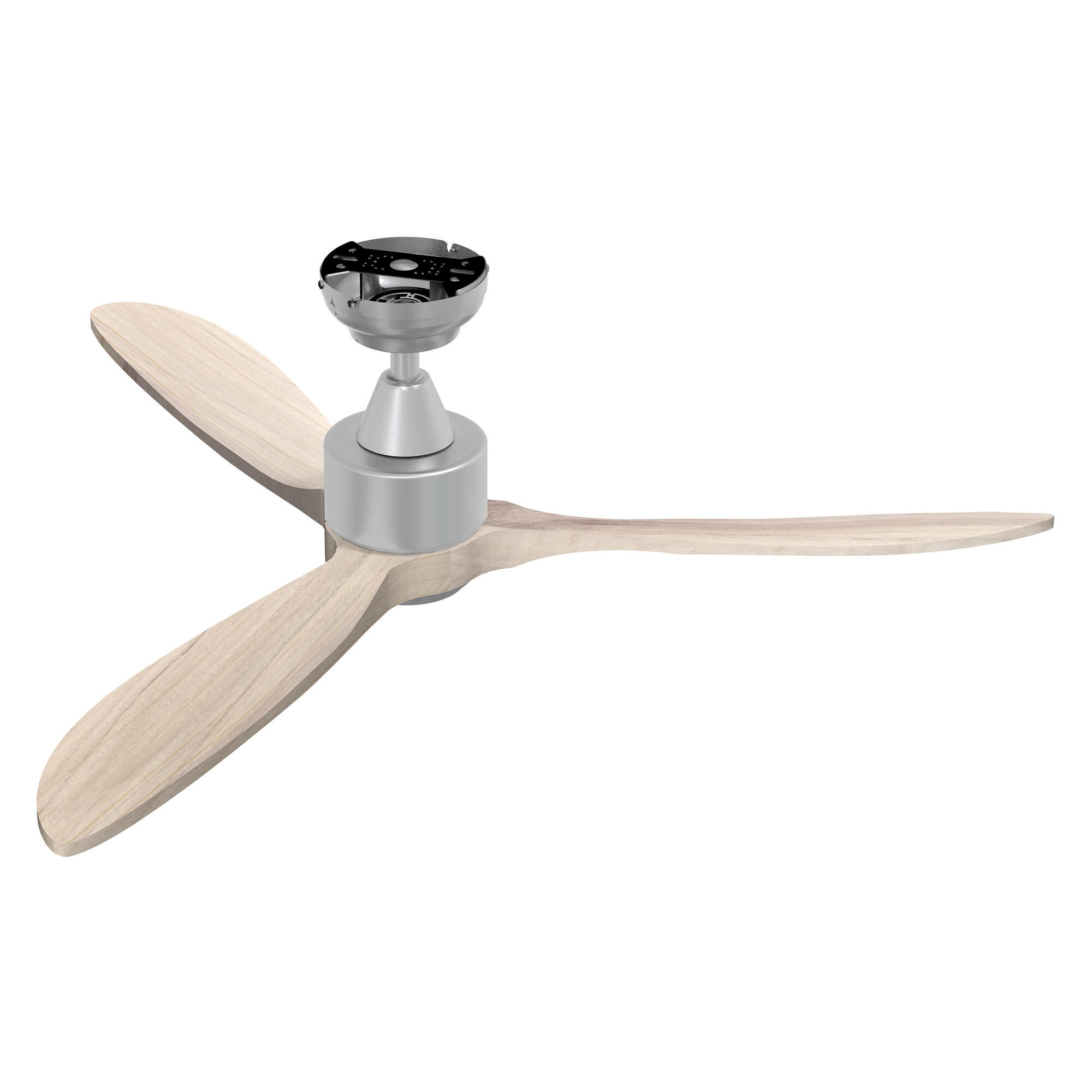 Ventilador de techo sin luz silencioso DC Arte Confort Milano gris 122 cm - 2