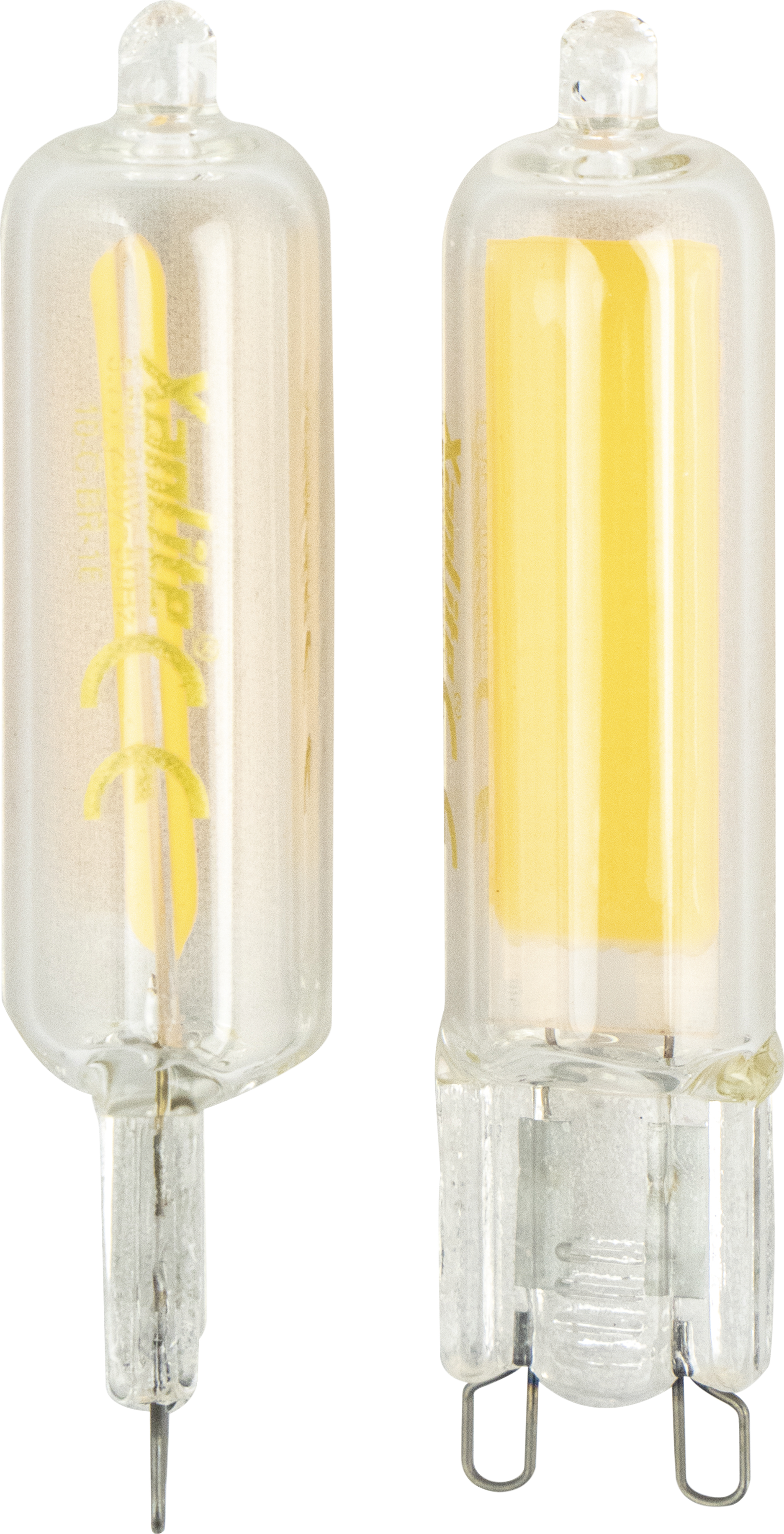 Set da 2 lampadine LED, G9 capsula, trasparente, luce naturale, 3.7W= 400 LM 250°, XANLITE - 7