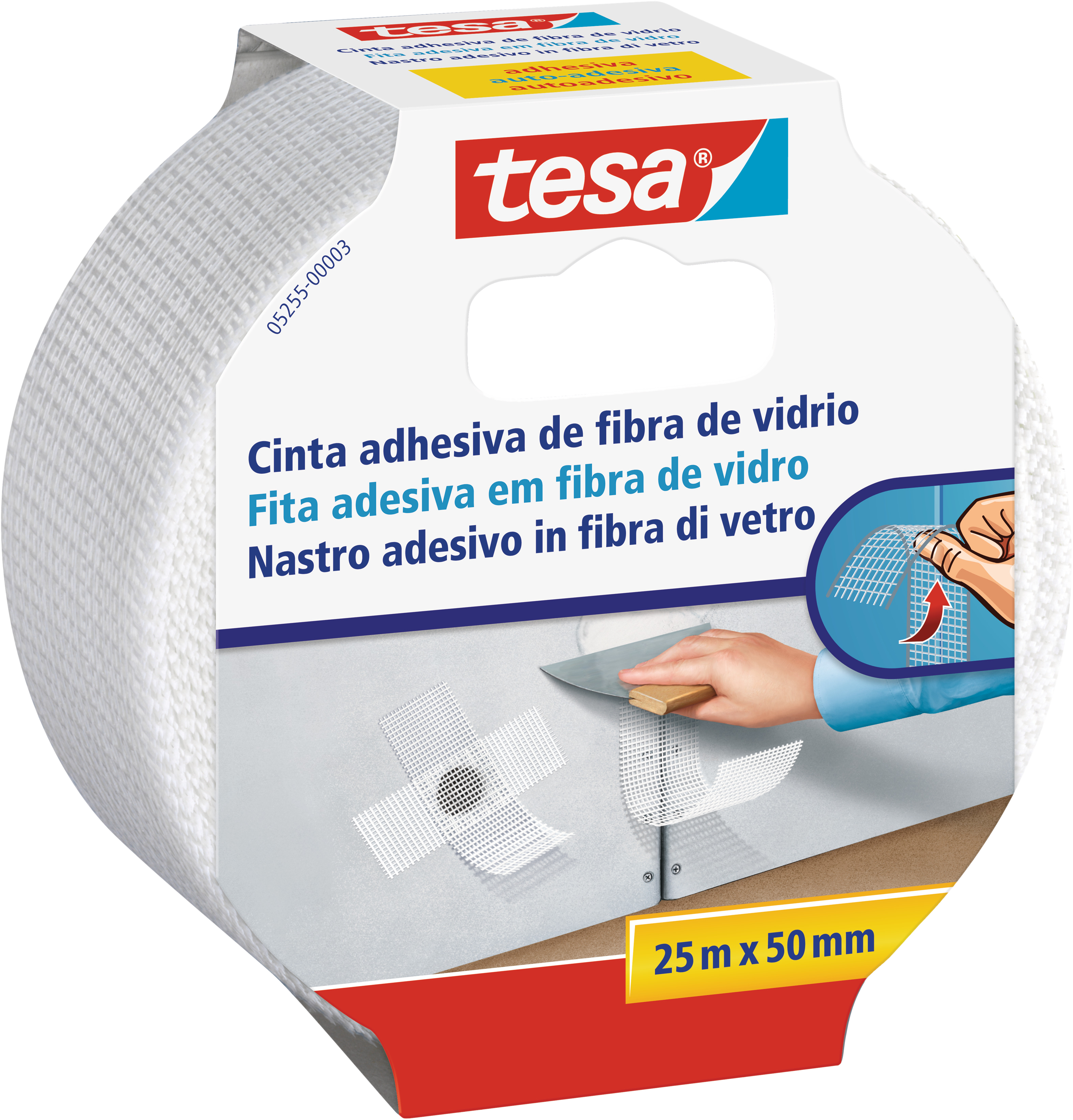 Cinta unión de grietas tesa 50 mm x 20 m