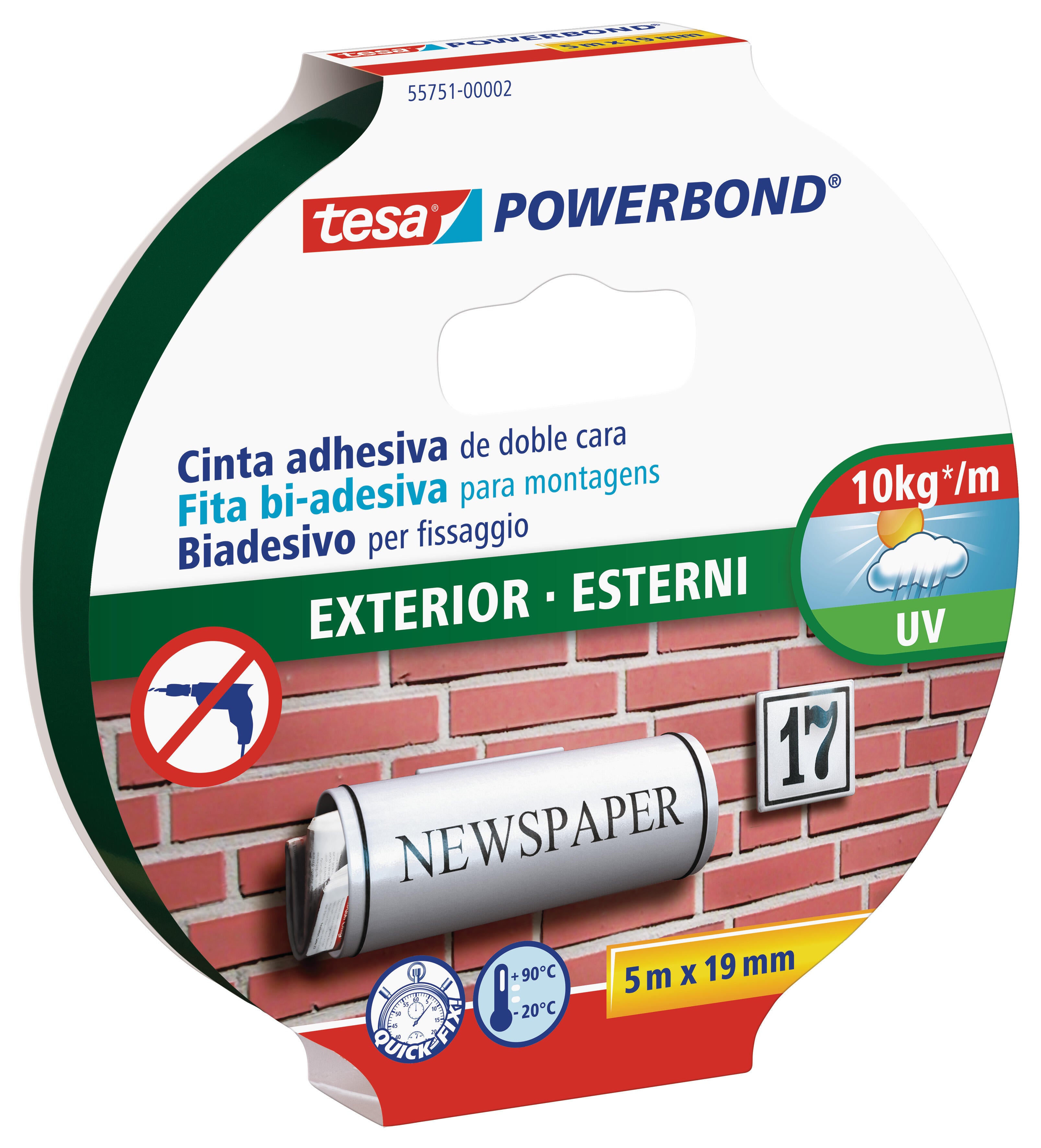 Fita dupla face TESA OUTDOOR - 6