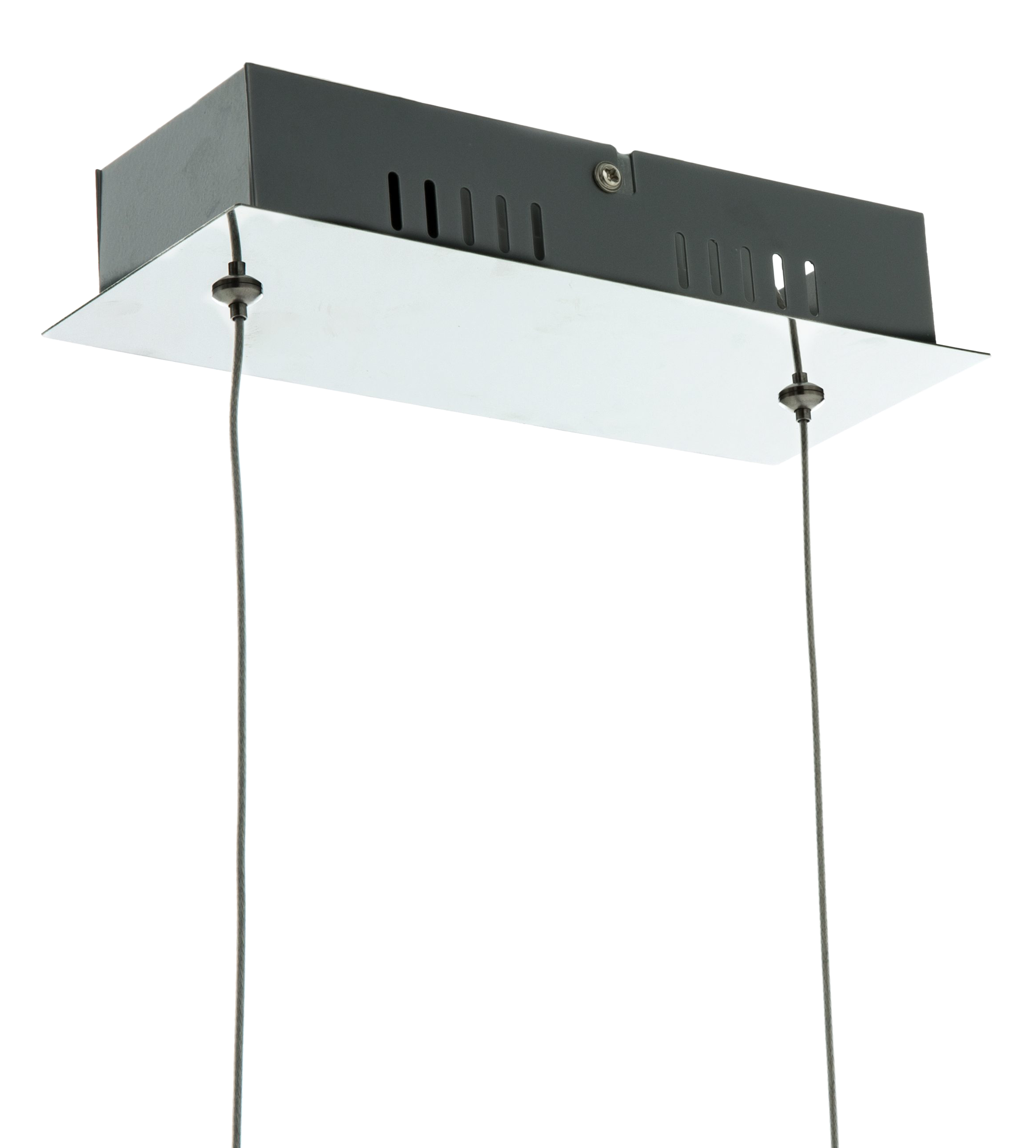 Lámpara de techo colgante gris 1 luz LED Symphonie 26 cm altura regulable - 11
