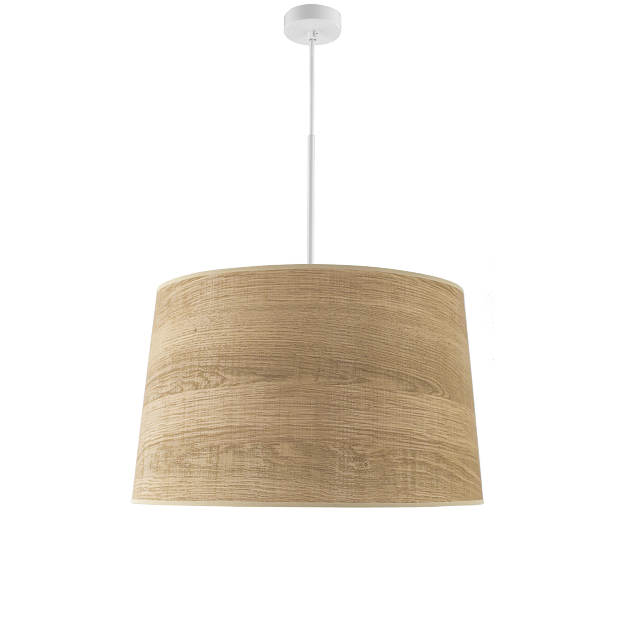 Lámpara de techo aitana 1 luz e27 simulación madera clara 45 cm